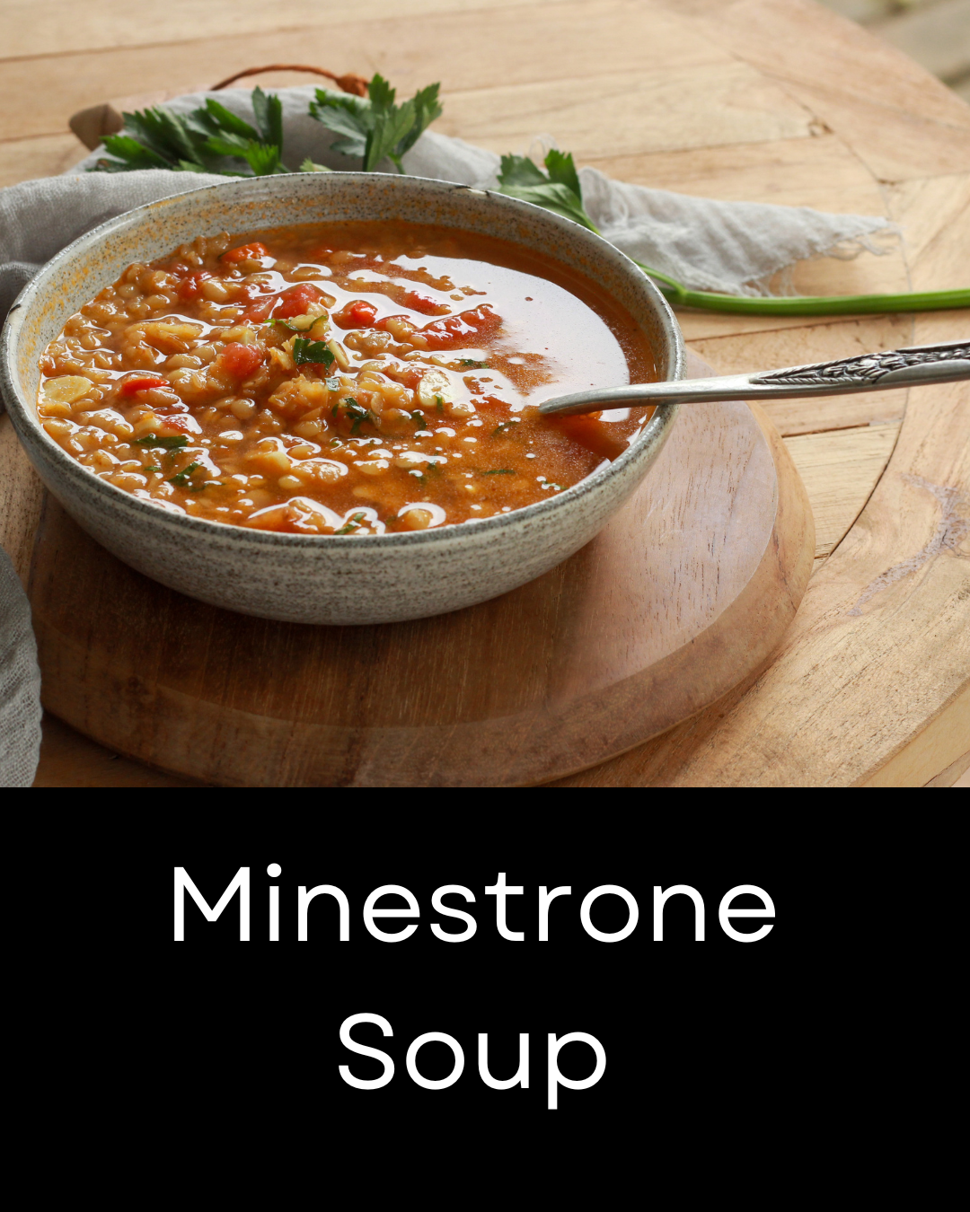 Minestrone Soup: Order Closes Wednesday, May 27, 2026
