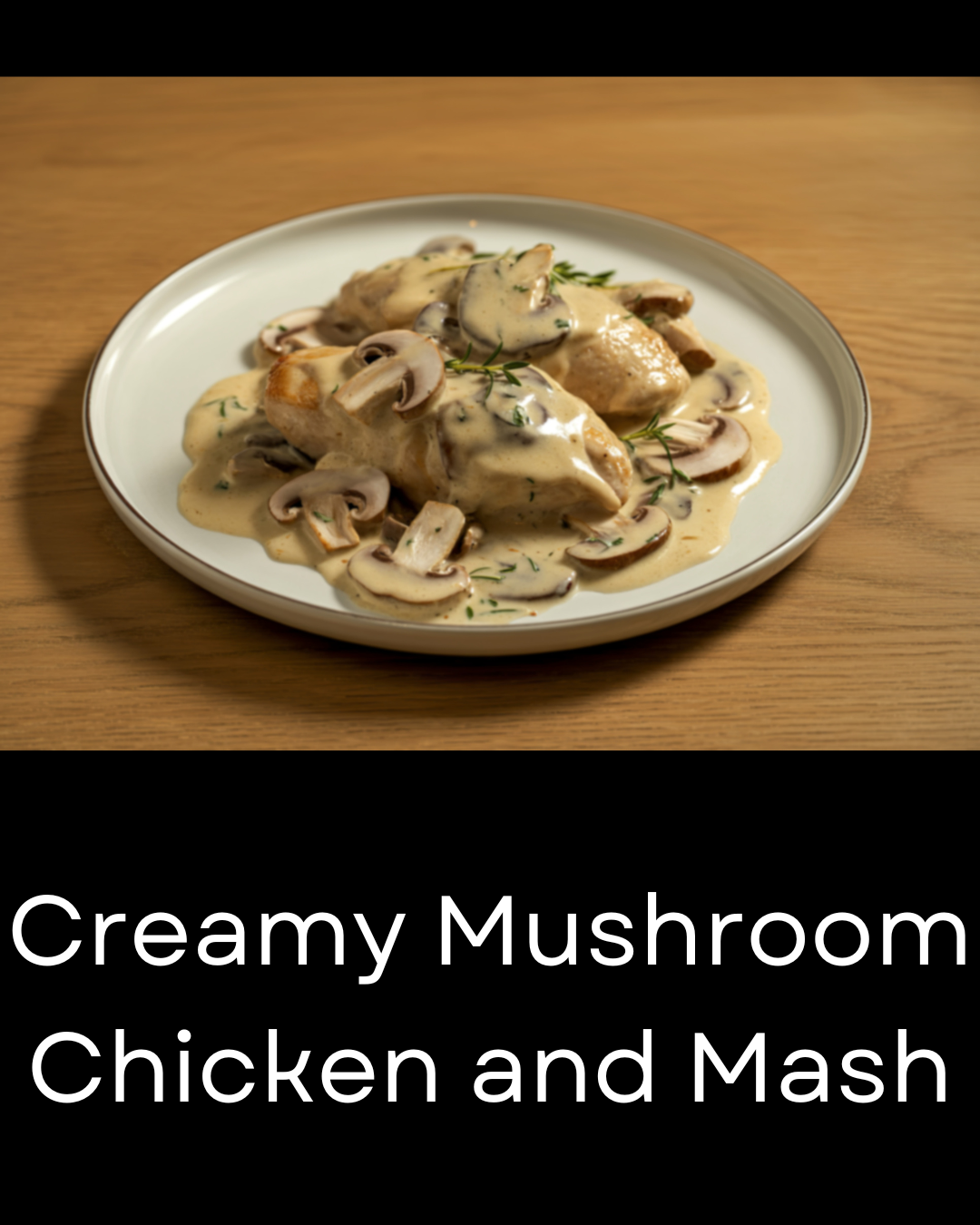 Creamy Mushroom Chicken and Mash: Order Closes Wednesday, March 25 at 7 am