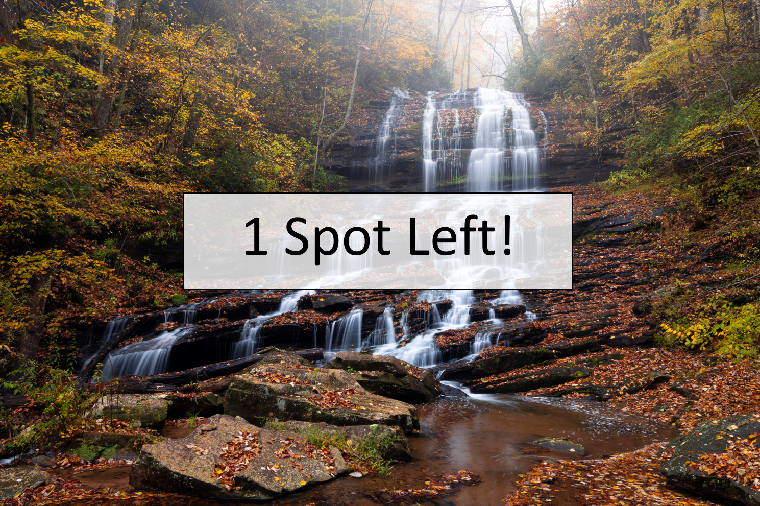 Blue Ridge Waterfalls  |  October 19-24, 2026