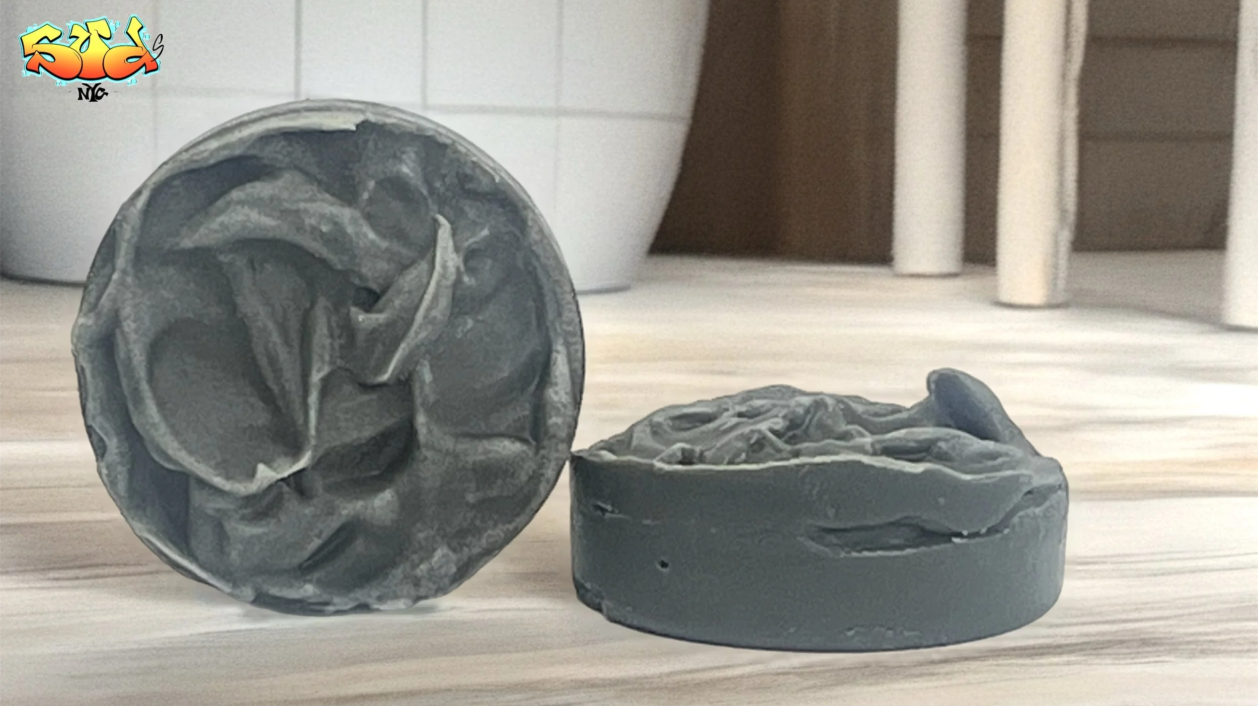 Activated charcoal and kojic acid facial soap