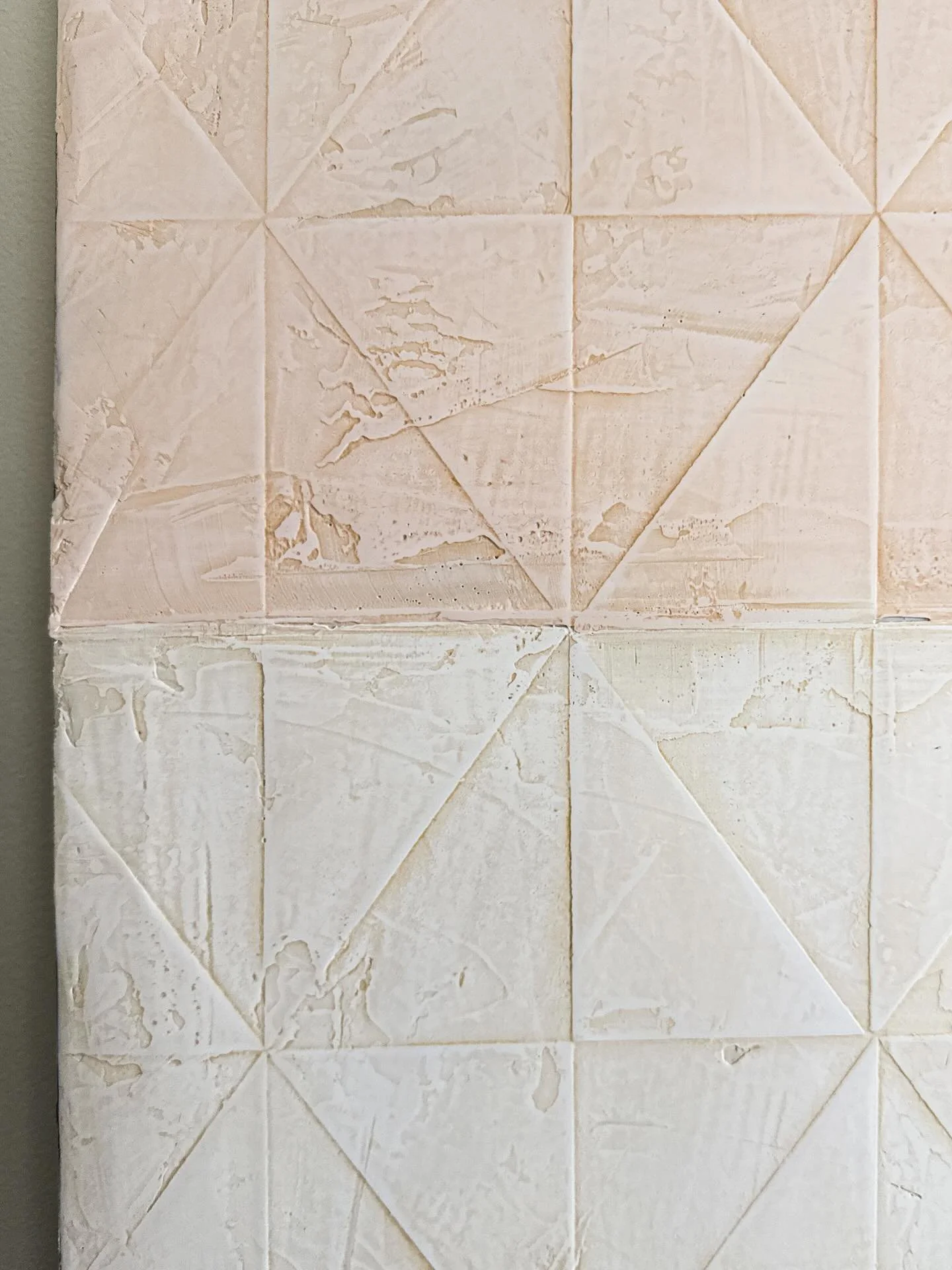 Over 20 years of working with this material and I still get excited to sand back and see what&rsquo;s hiding under all those layers. #texture