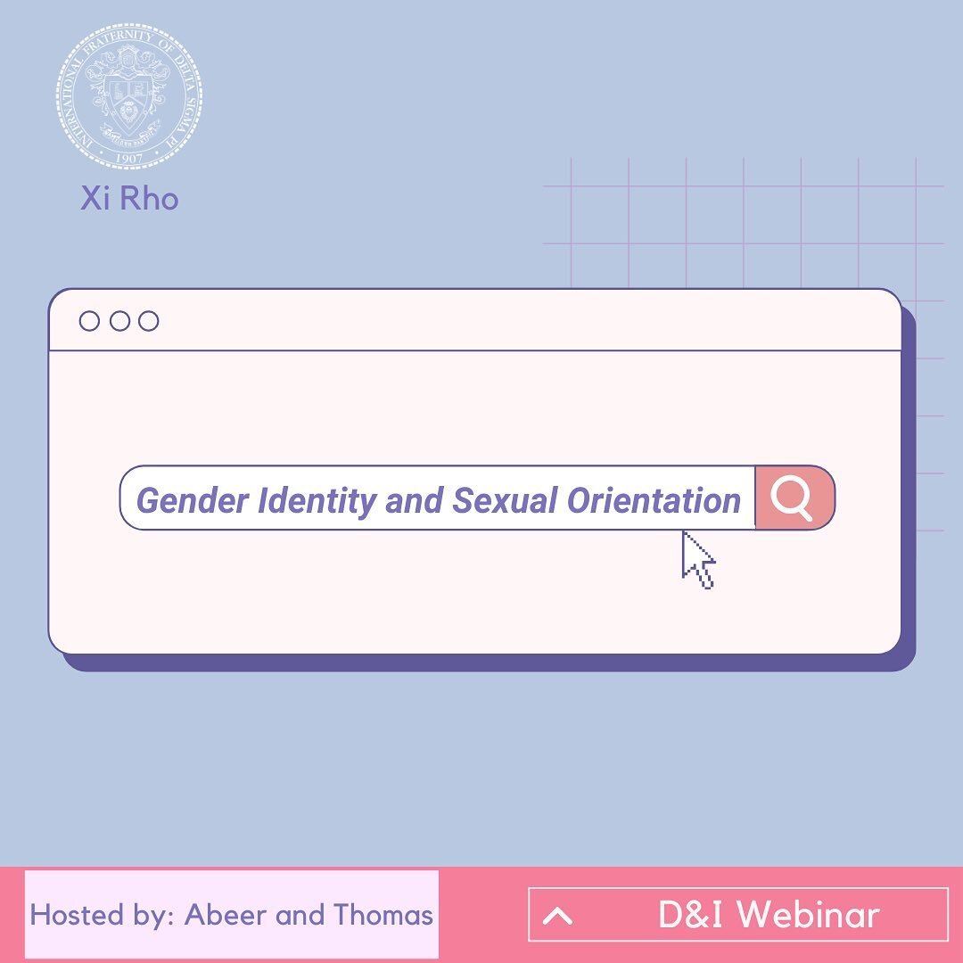 This semester we&rsquo;ve committed to having a D&amp;I webinar on the first day of each month. This past Monday, 3/1, we had our second webinar of the semester about the diversity of gender identity and sexual orientation! Here are some of the highl