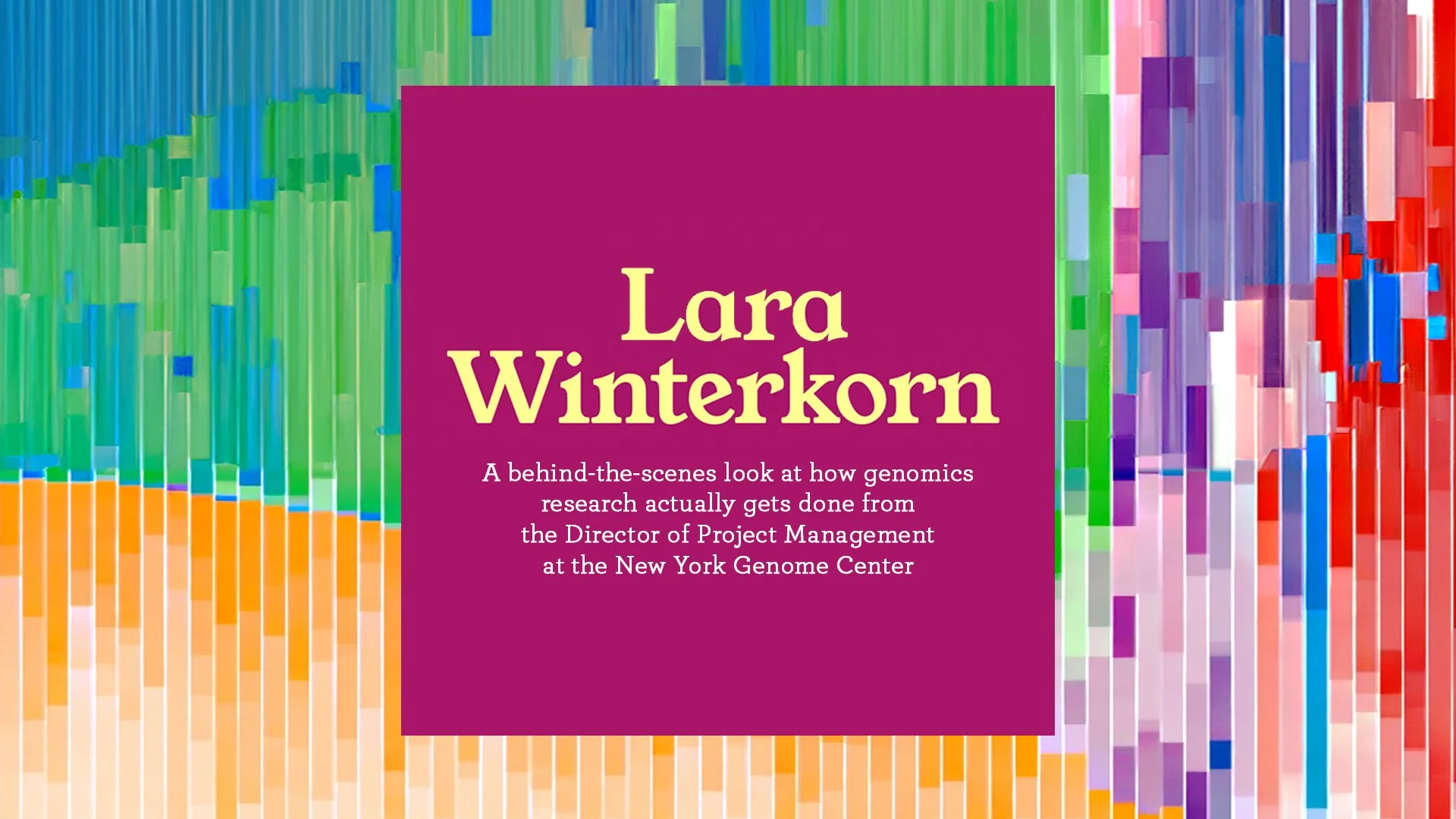 Quick Bites with Lara Winterkorn