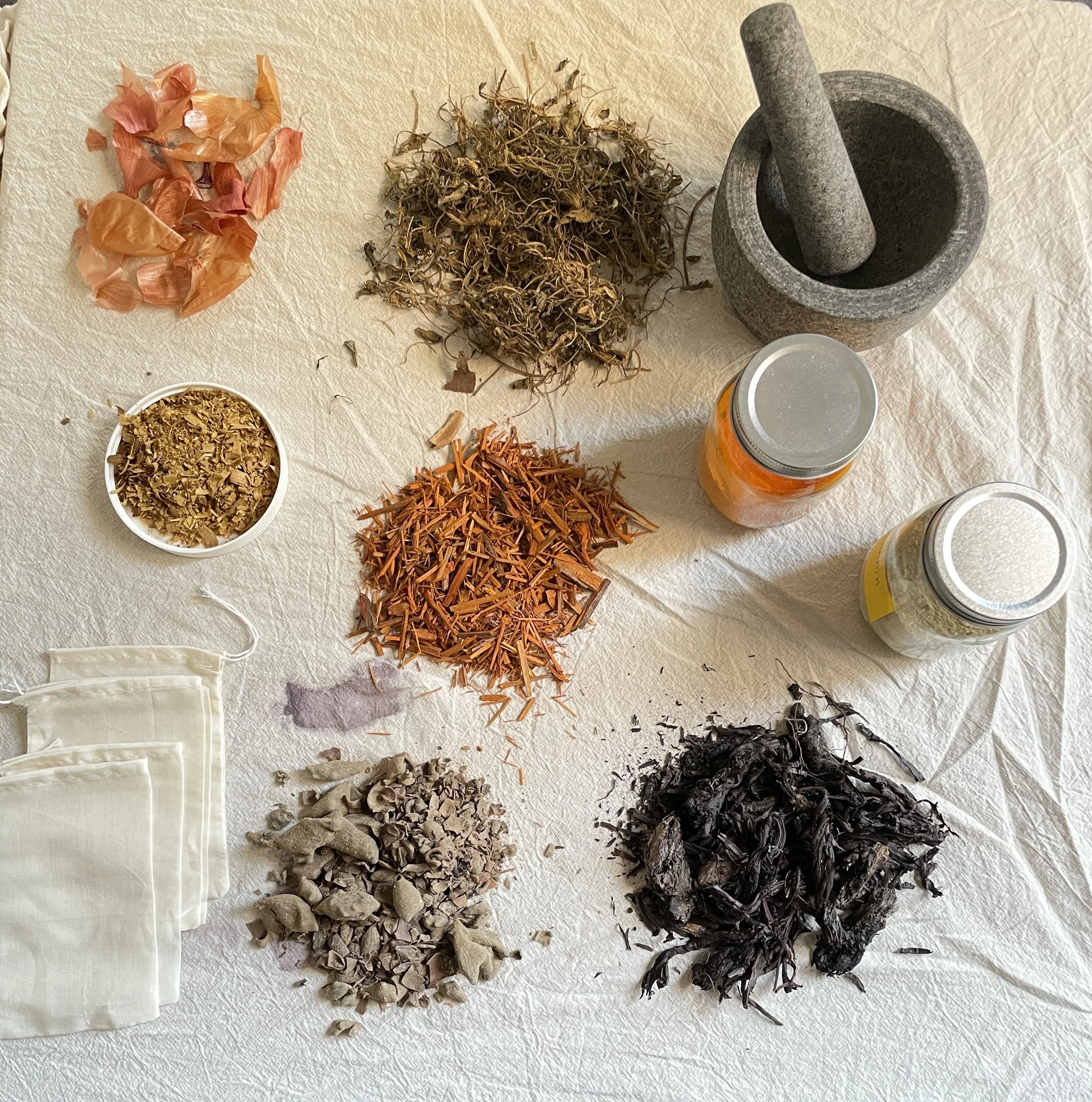 Color in Reaction: Exploring Metal and Natural Dye