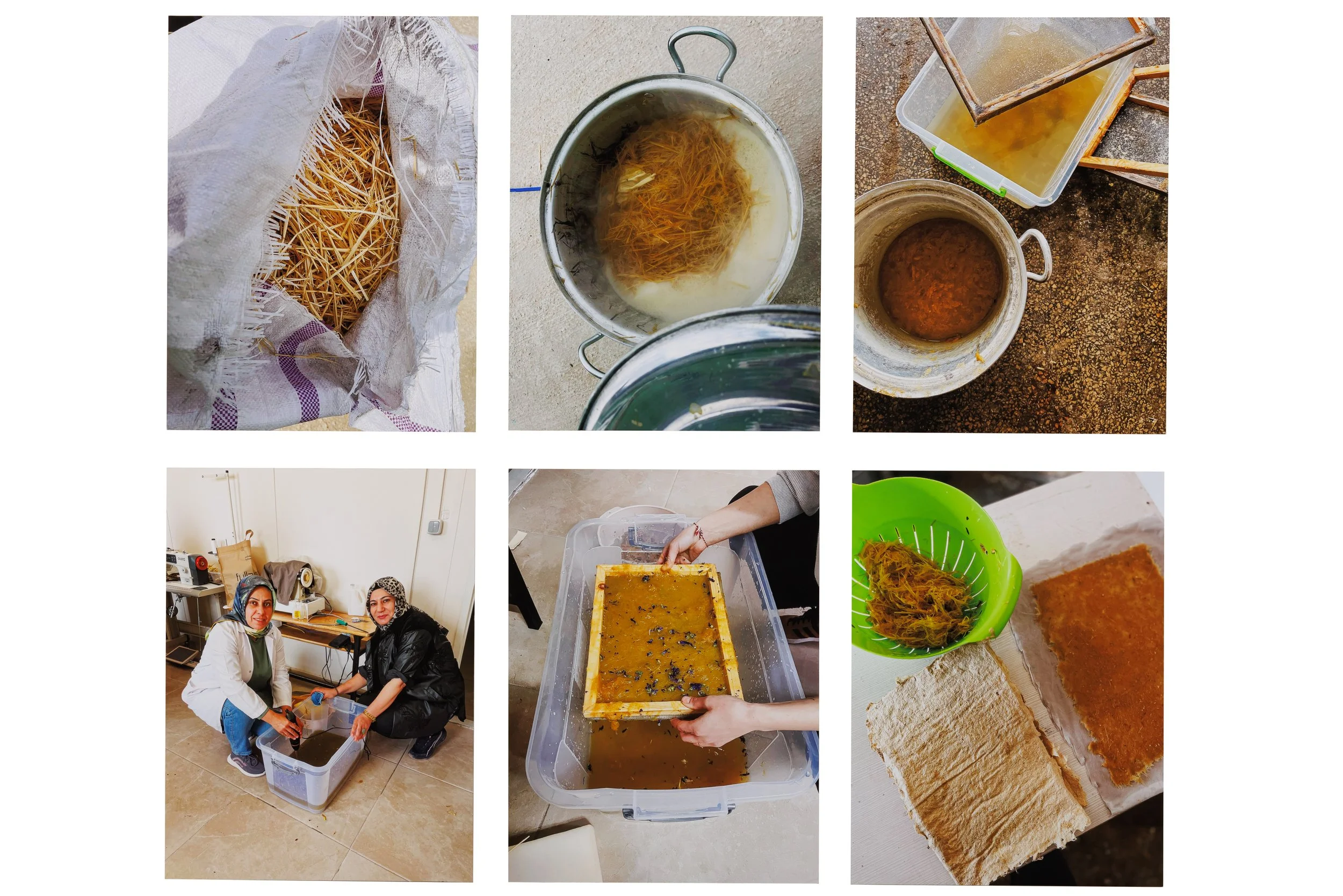 Womens' cooperative artisans in a process of creating a plant based paperlike material.jpg