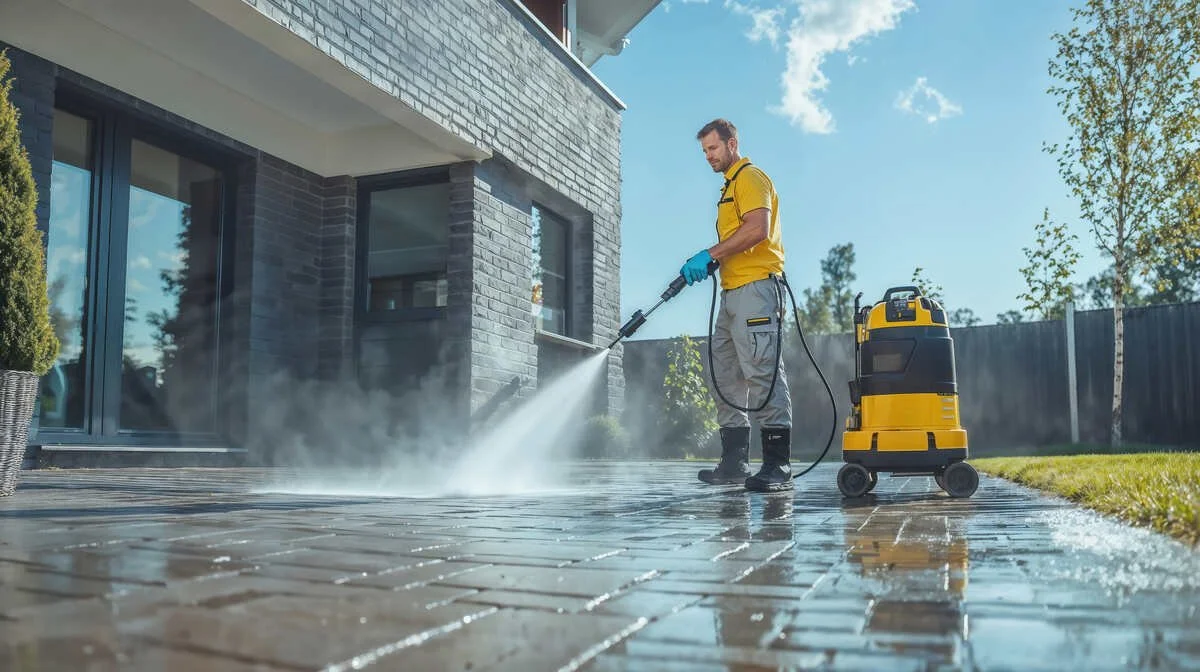 How Long to Pressure Wash a 2000 Sq Ft Commercial Building