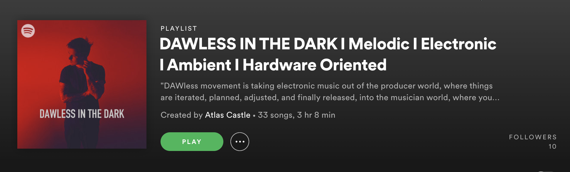 Dawless Hardware Spotify Playlist