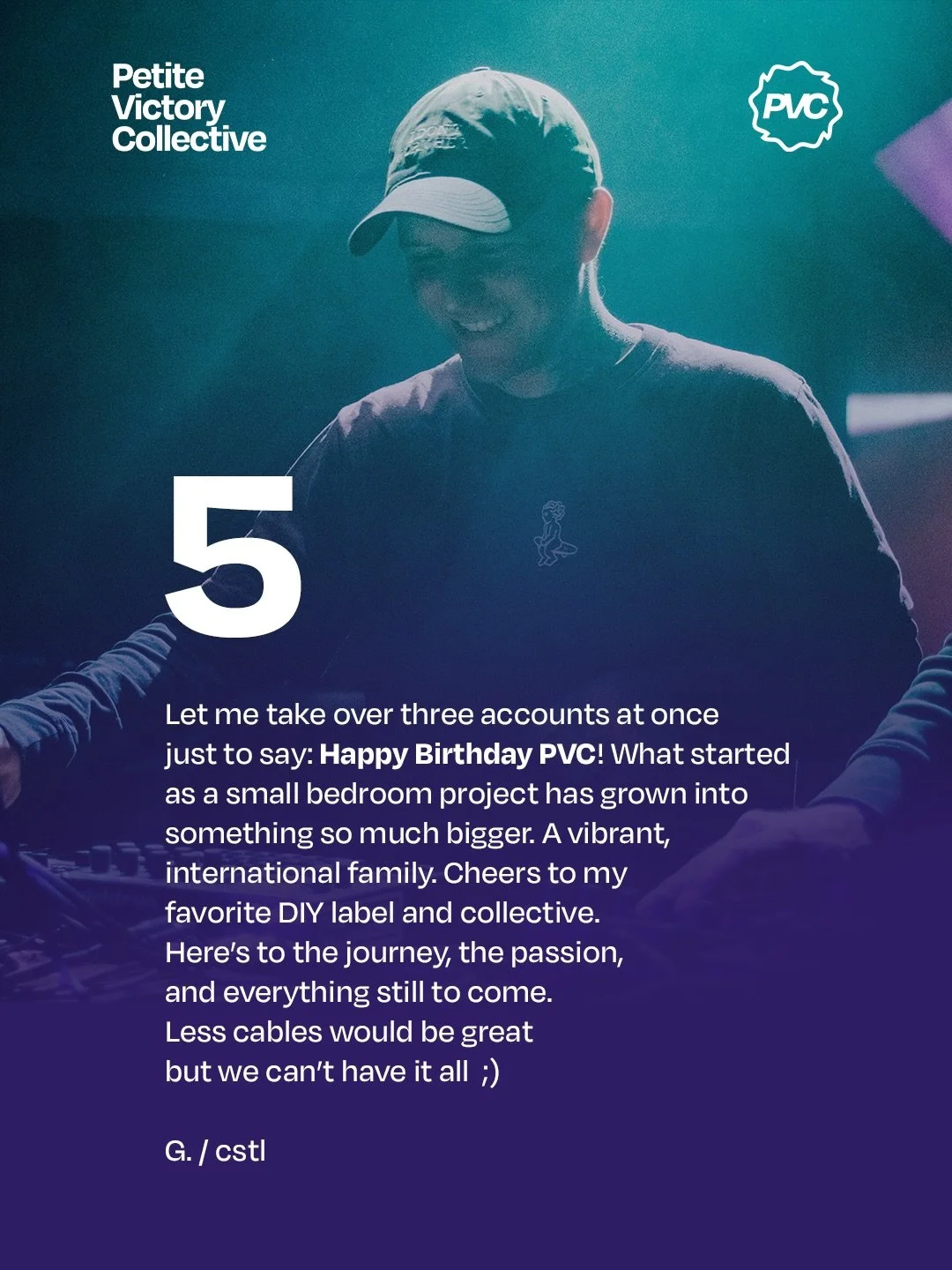 Happy birthday @petitevictorycollective! Today we celebrate five years of DIY spirit, creative exploration, and a deep love for hardware and live electronic music.

What began as a small bedroom project to support a few friends has grown into somethi