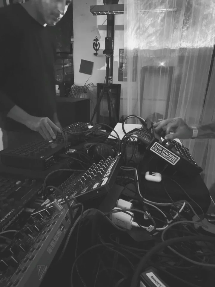 🎛️🌀 Last weekend with @stroem_paa_roskilde and the crew was one for the books. @item.cph and I are slowly but surely defining our grooves for the upcoming Sonic Playground in Berlin 🇩🇪.

Keep an eye over here&hellip; we may have something coming 