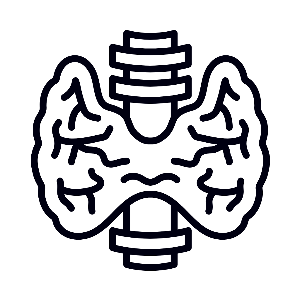 Icon of a Thyroid gland