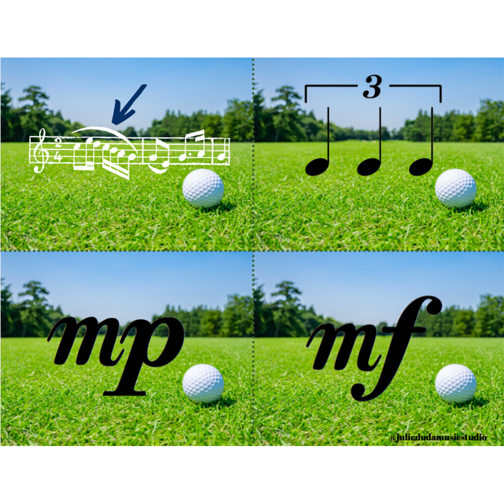 Mini Golf Practice Light Up& Musical
