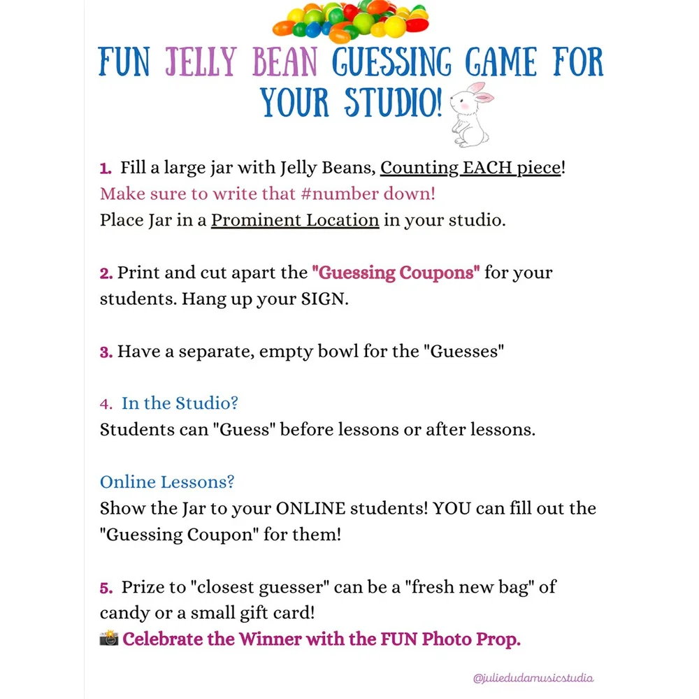easter-jelly-bean-guessing-game-for-your-studio-julie-duda-music-studio for Jelly Bean Guessing Game Free Printable π° Easter Jelly Bean Guessing Game for YOUR Studio β Julie Duda Music Studio for Jelly Bean Guessing Game Free Printable