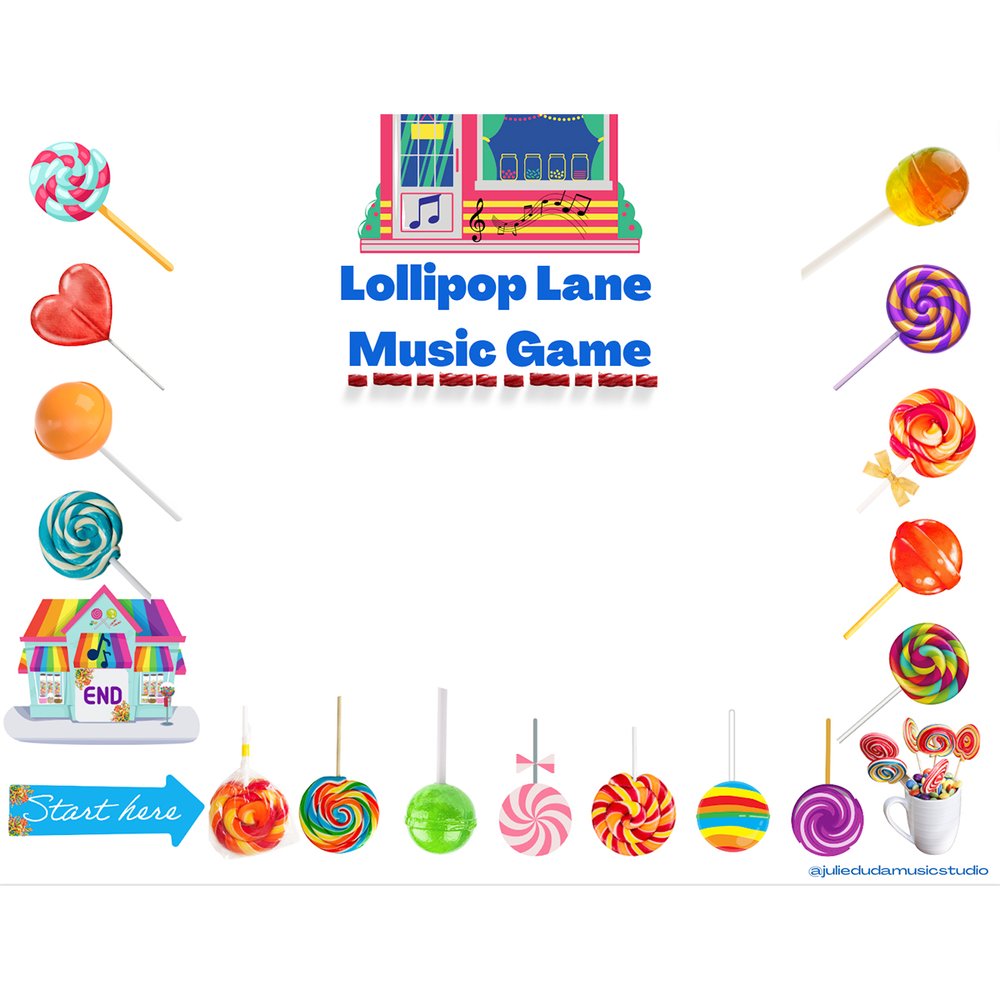 🍭 Lollipop Lane Music Game — Julie Duda Music Studio
