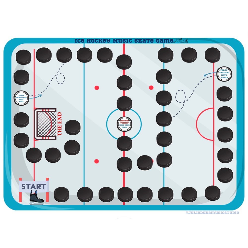 🏒Ice Hockey Music Skate Game — Julie Duda Music Studio