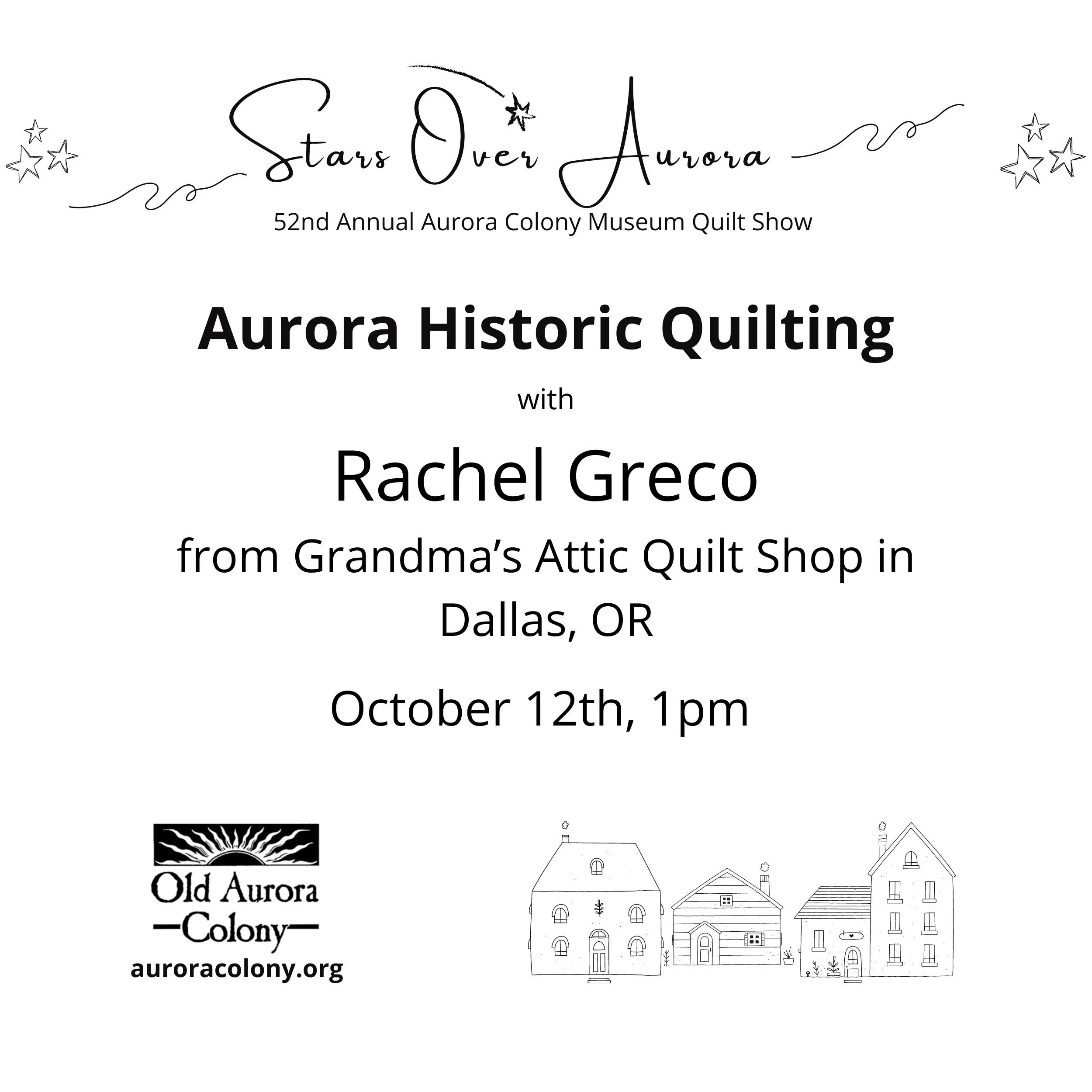 Aurora Historic Quilts Presentation with Rachel Greco