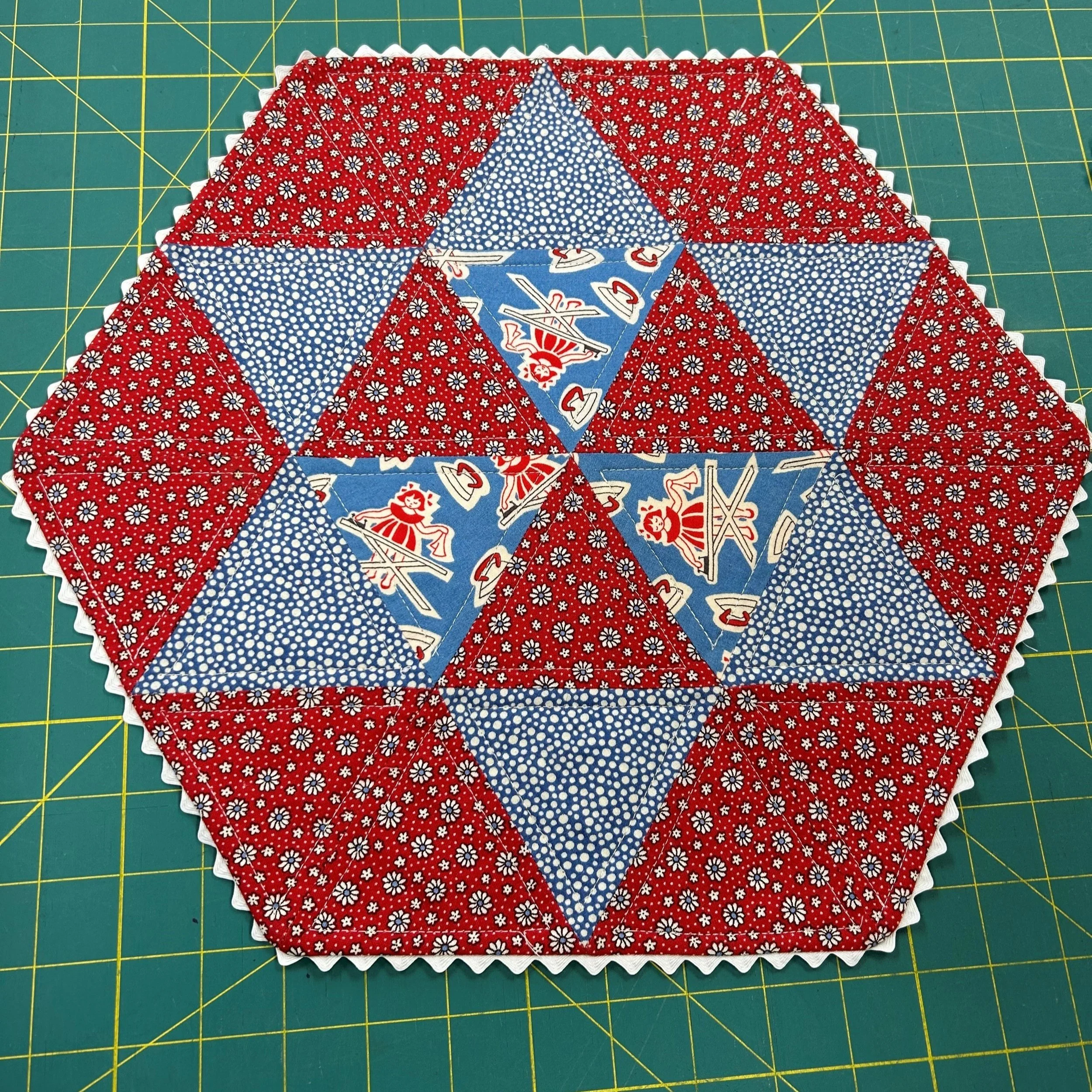 The Happy Star Table Topper with Karen Stephens