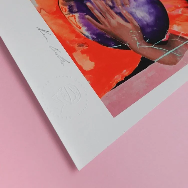 'Spellbound' Giclee print closeup