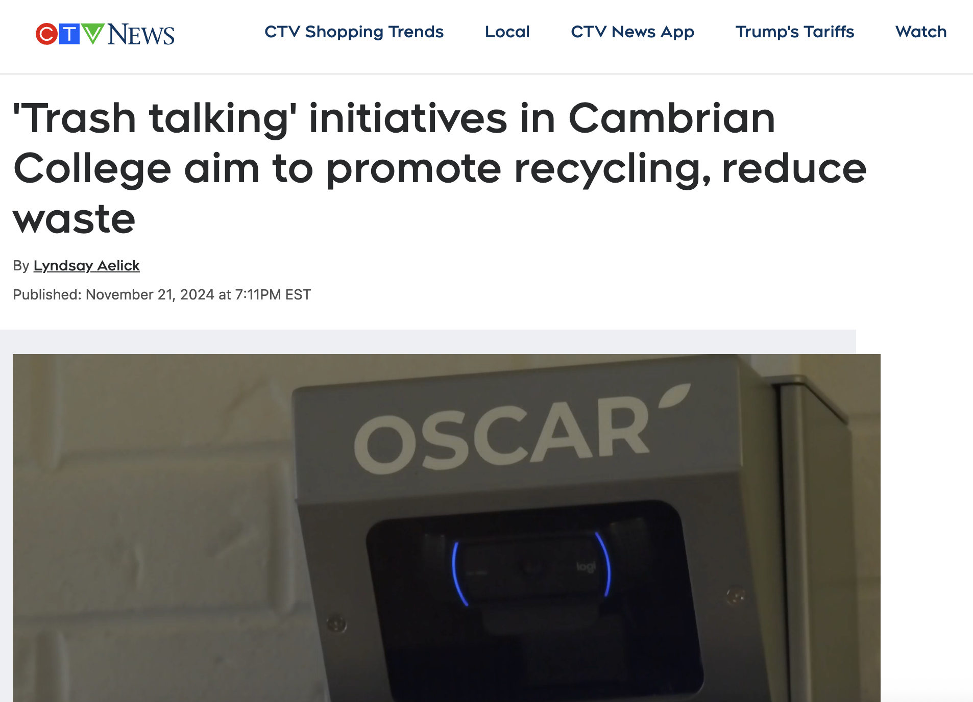 Oscar Sort AI Recycling Assistant