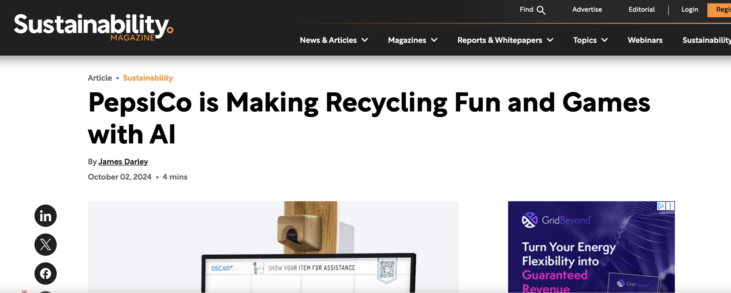 Oscar Sort AI Recycling Assistant