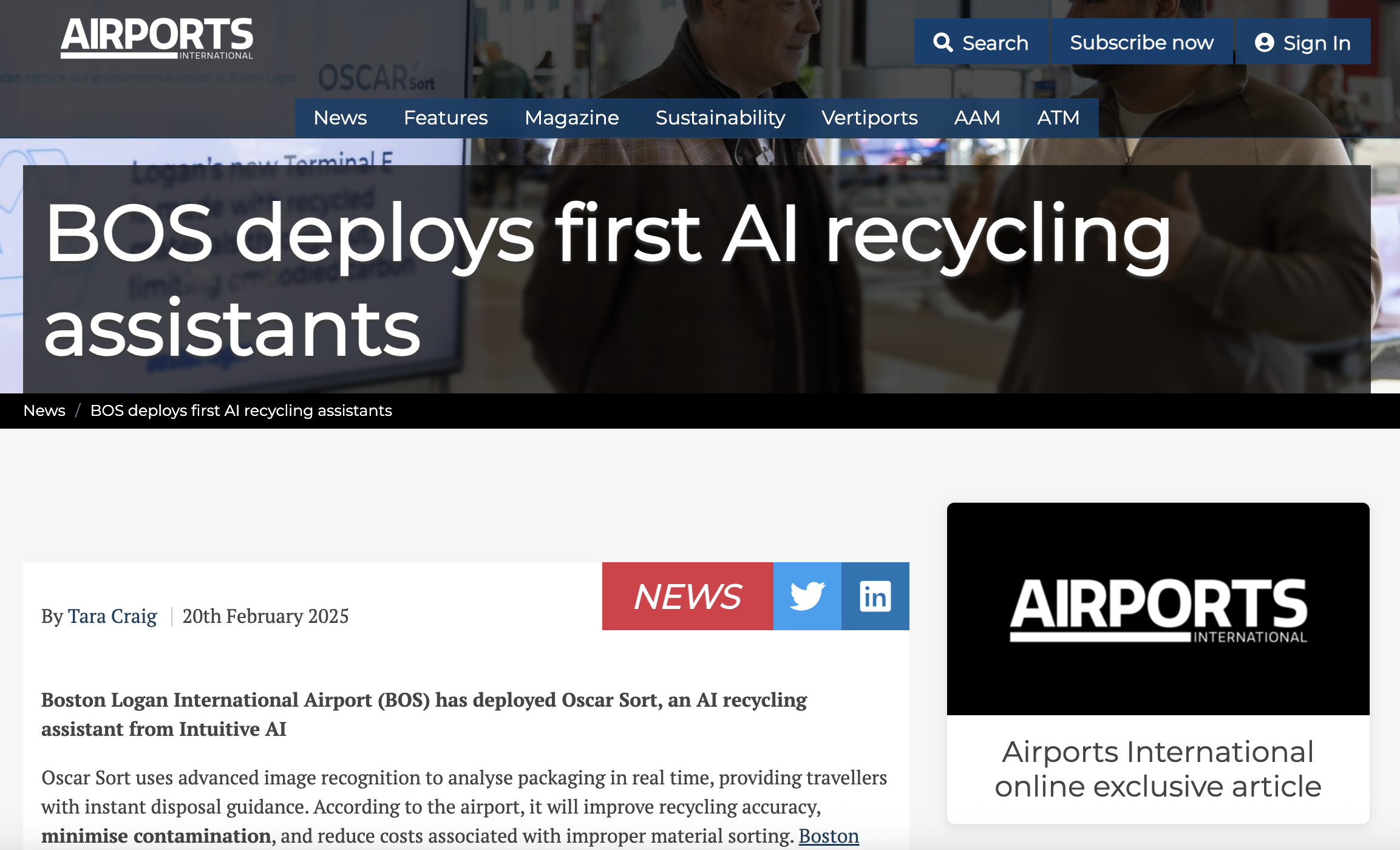 Oscar Sort AI Recycling Assistant