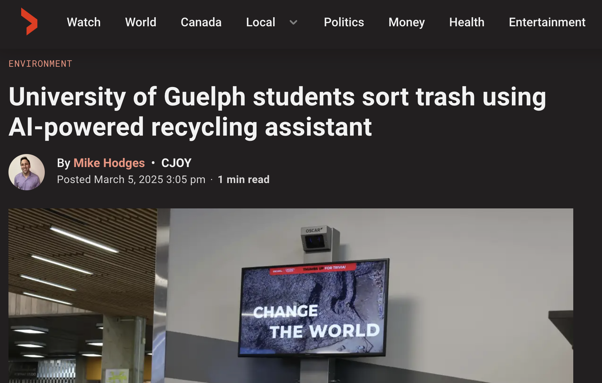 Oscar Sort AI Recycling Assistant