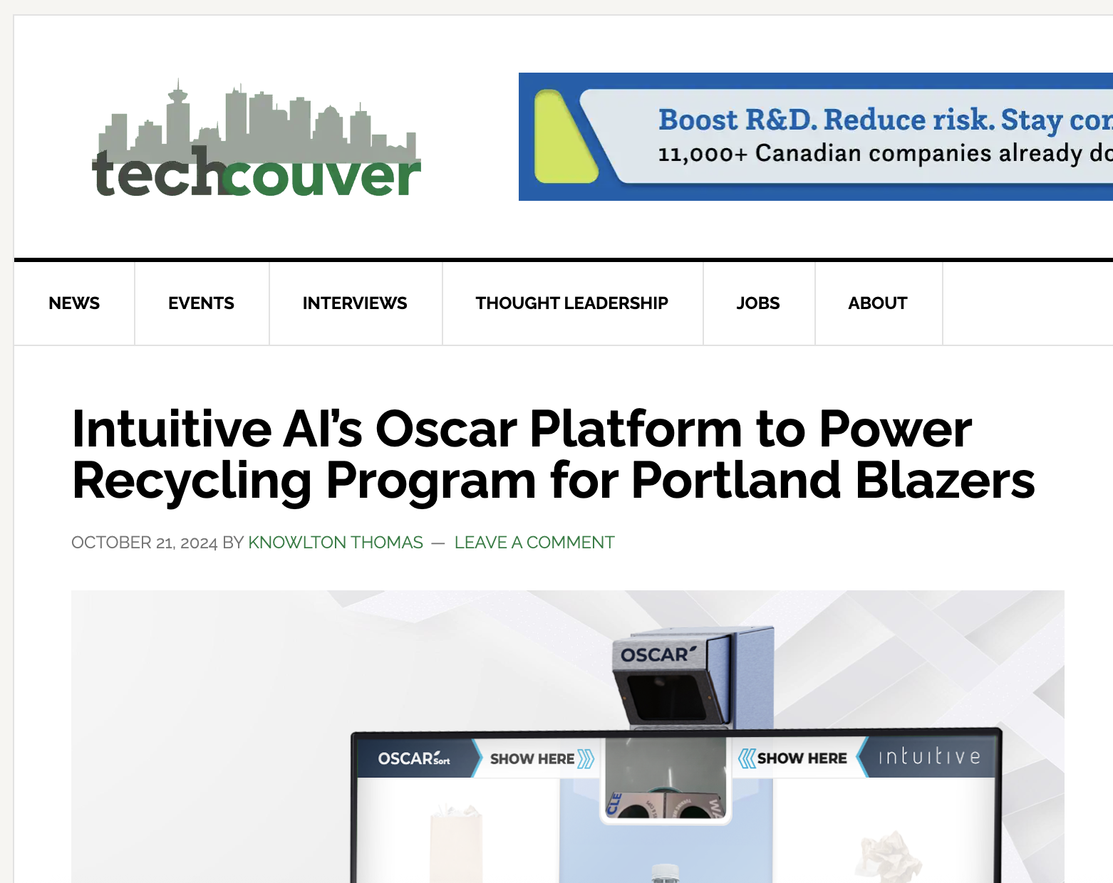 Oscar Sort AI Recycling Assistant