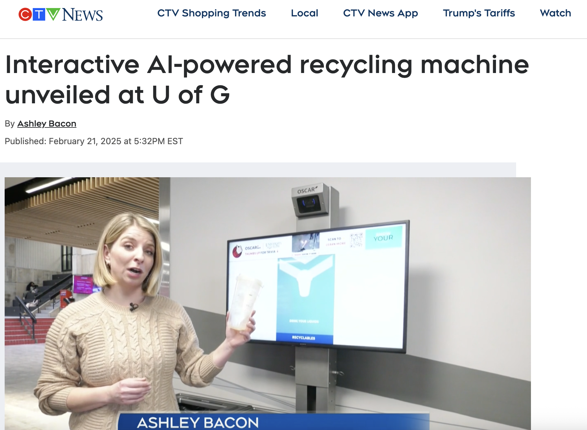 Oscar Sort AI Recycling Assistant