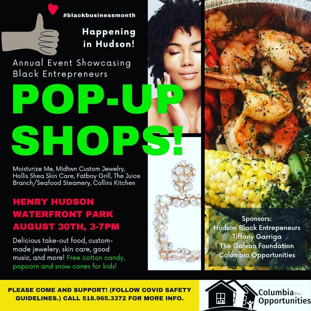 We want to make this an annual event, to promote, inspire and expand, All Black Entrepreneurs in the city of Hudson!! ❤🖤💚💛