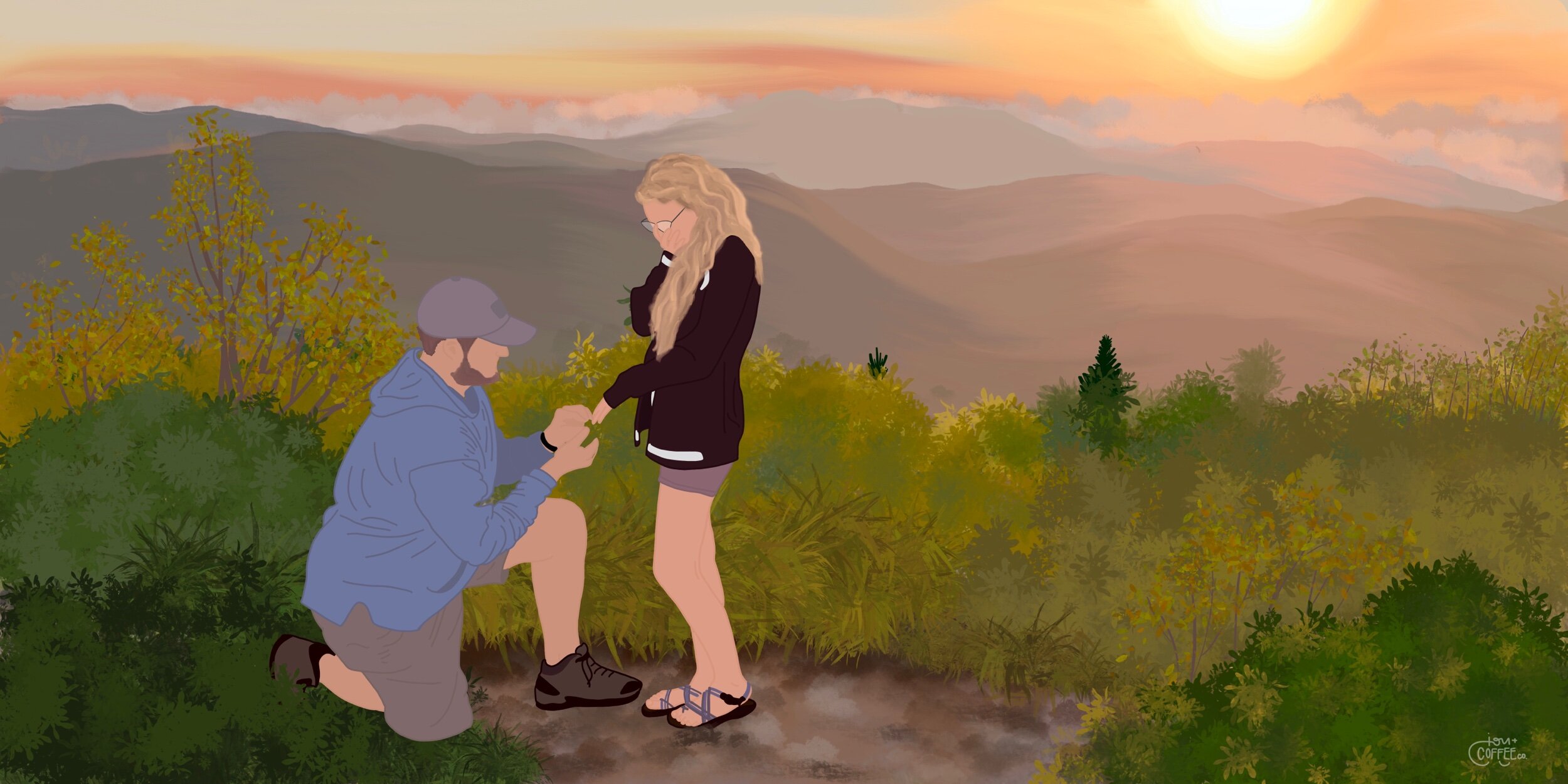 hand-illustrated digital portaits
