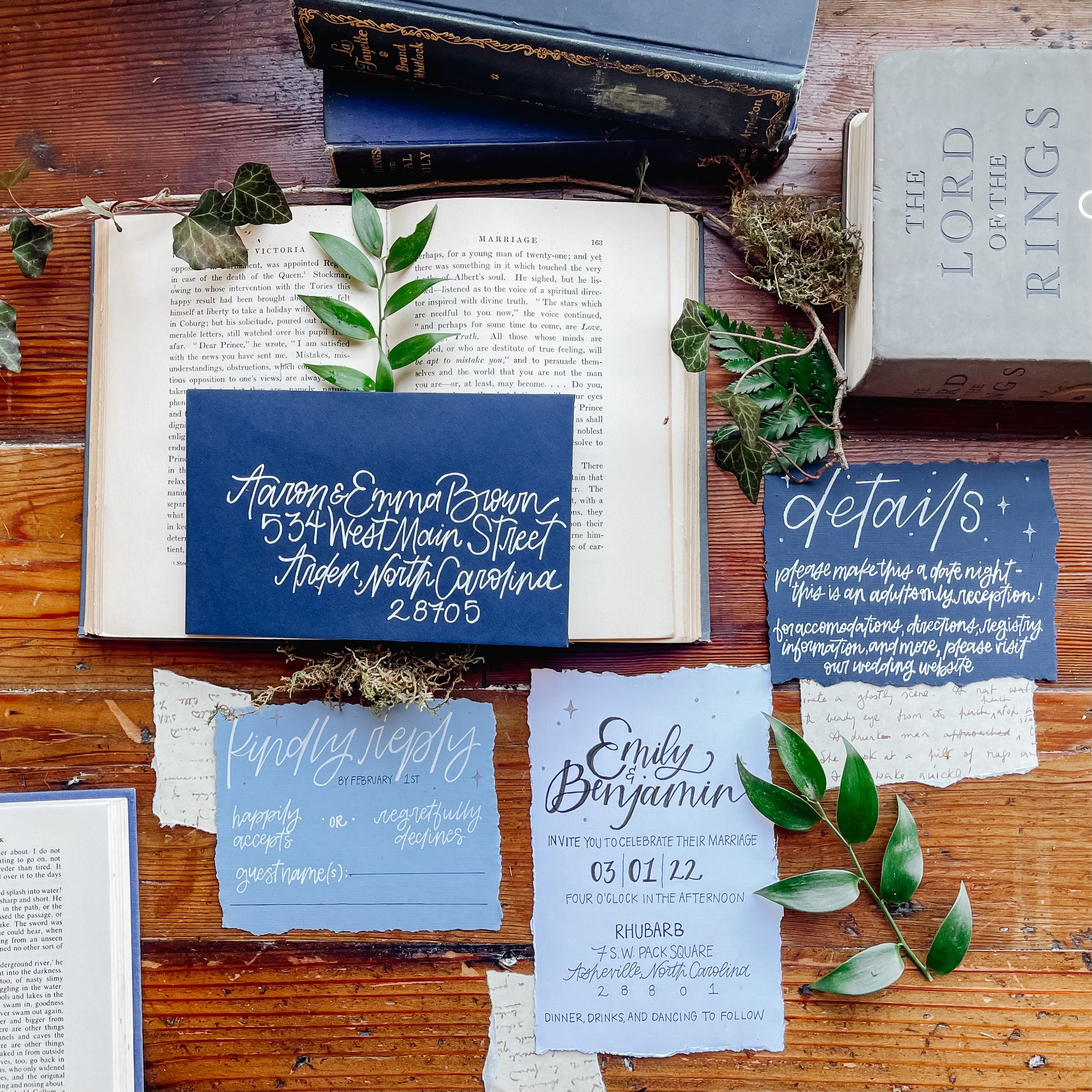 wedding invitation suite