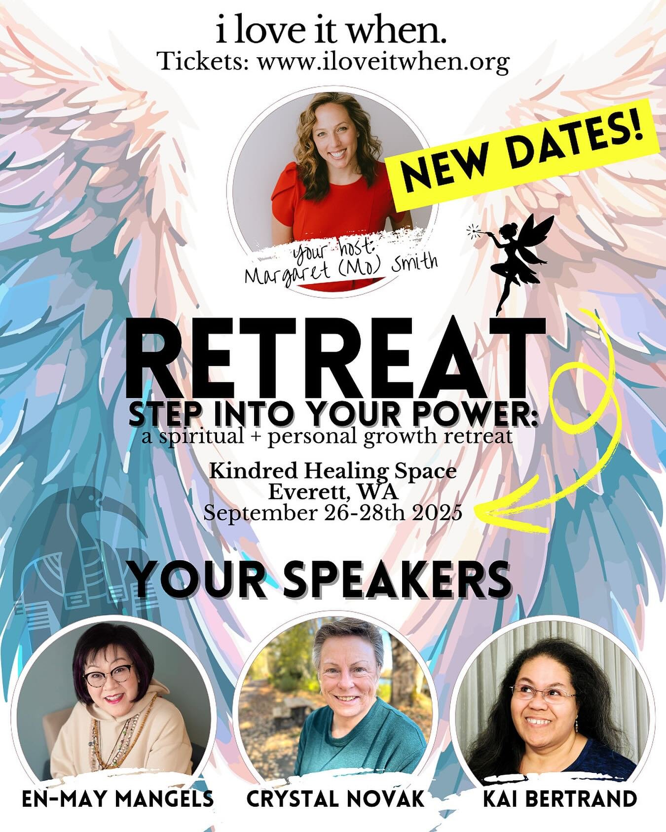 Everett, WA Retreat: ticket prices go up $111 next Tuesday, July 1st. Join us!

When: September 26-28th 2025
Where: Kindred Healing Space in Everett, WA
Who: There is a lot of uncertainty in the world right now and it can be hard to maintain your cen