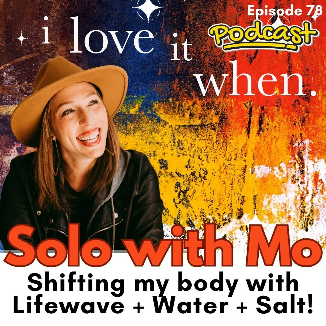Episode just dropped- hot off the mic! 
Have you heard about what recently CHANGED my life forever? 

Let me just say this: Lifewave + WATER w/SALT= MO&rsquo;s body, mind and spirit forever changed!

In this episode I share about:
-Meditation that I 