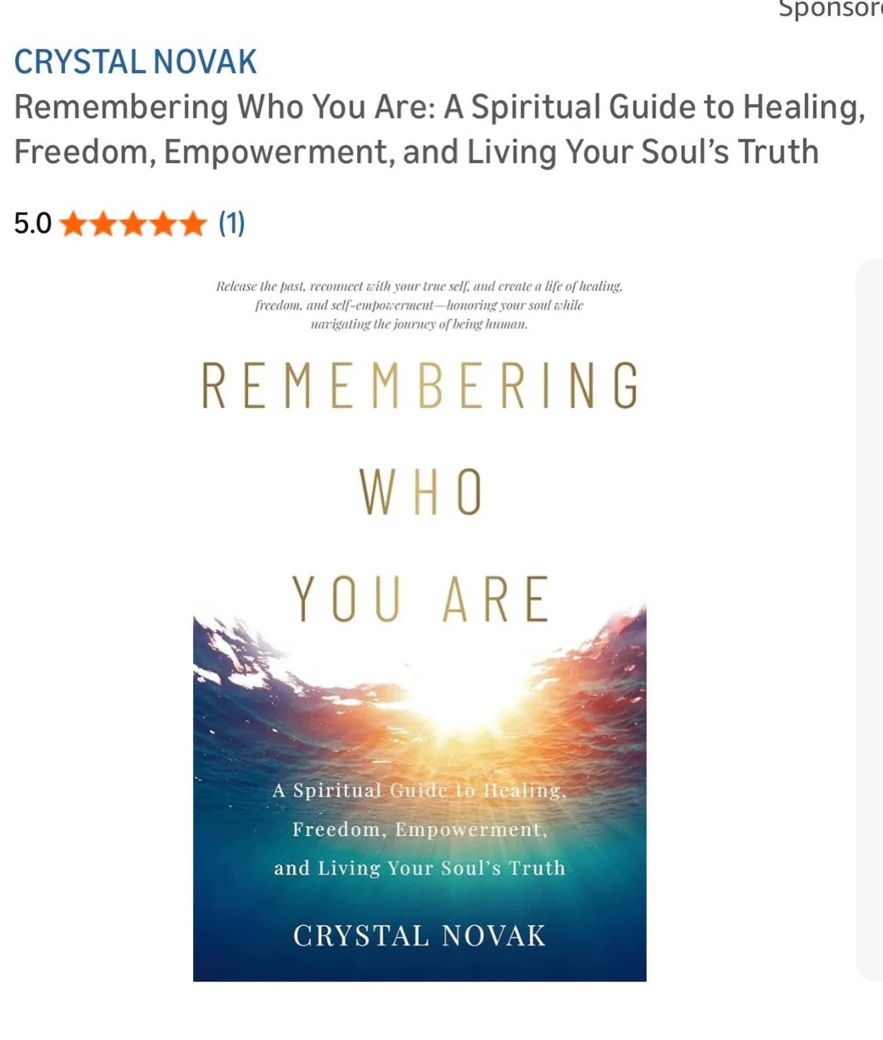 Crystal&rsquo;s book is now LIVE on Amazon! 🥳💃🏼🫶🏼

I highly recommend Crystal Novak and this book! I have experienced 25+ Energy Healings and Mediumship Readings with Crystal over the last 3 years- and each time I walk away with amazing insight,