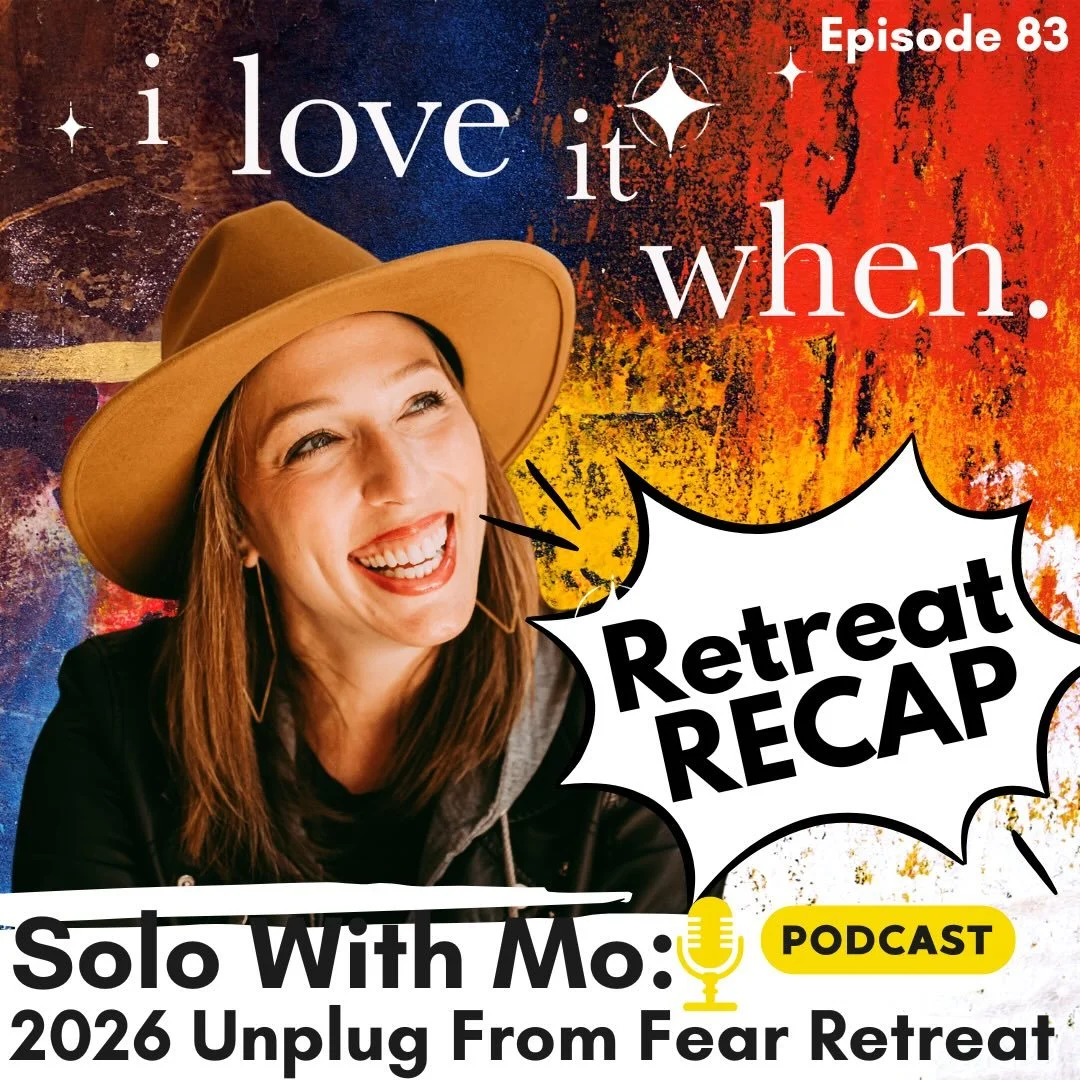This episode is all about giving you the deets about what happened at the Unplug From Fear Retreat just two weeks ago, February 27th-March 1st&hellip; that&rsquo;s right, the full RECAP!

What stuck out to me from this retreat:
-Fear is so sneaky! We