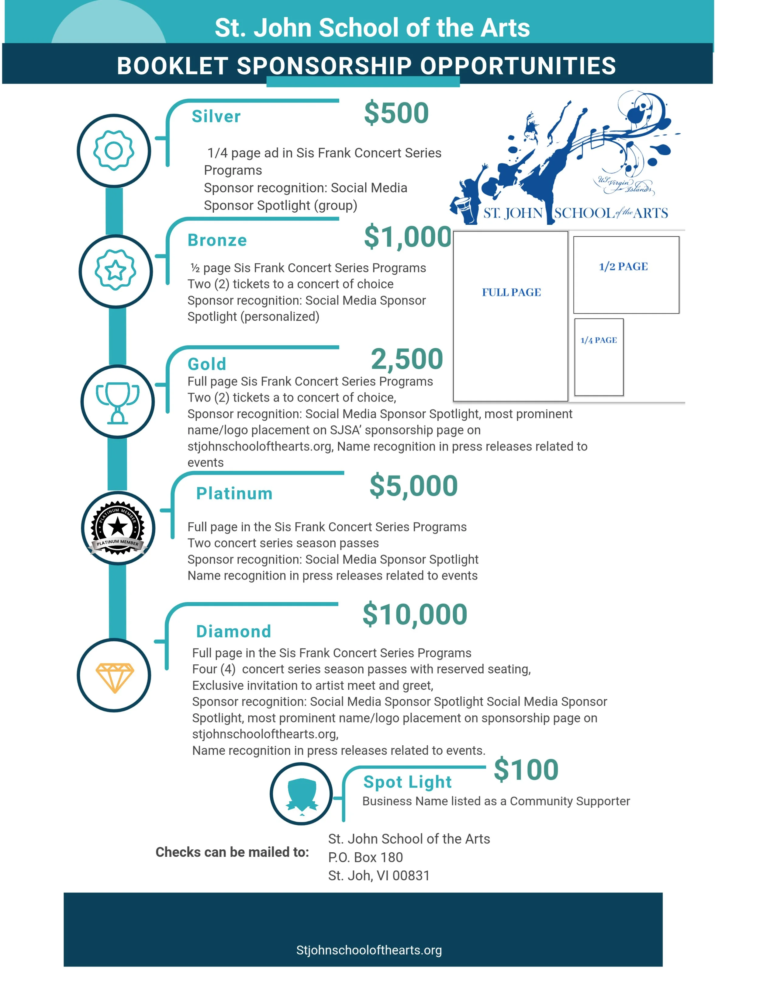 Advertise, Sponsor, or Donate in Our Printed Programs