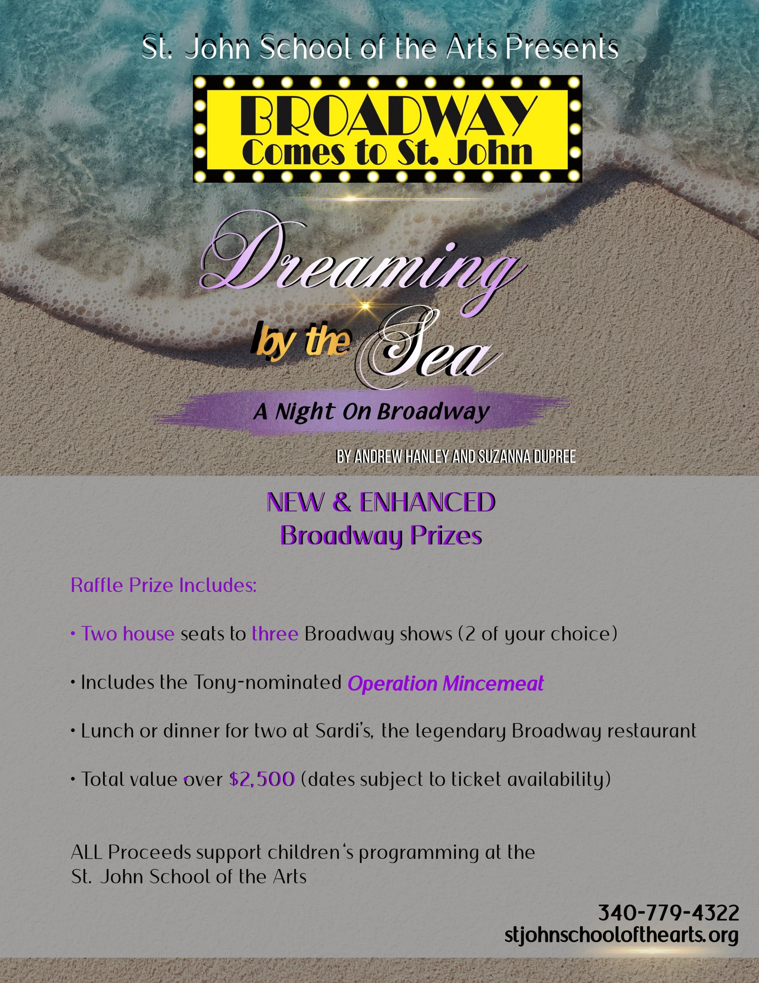 Broadway Comes to St. John Raffle -