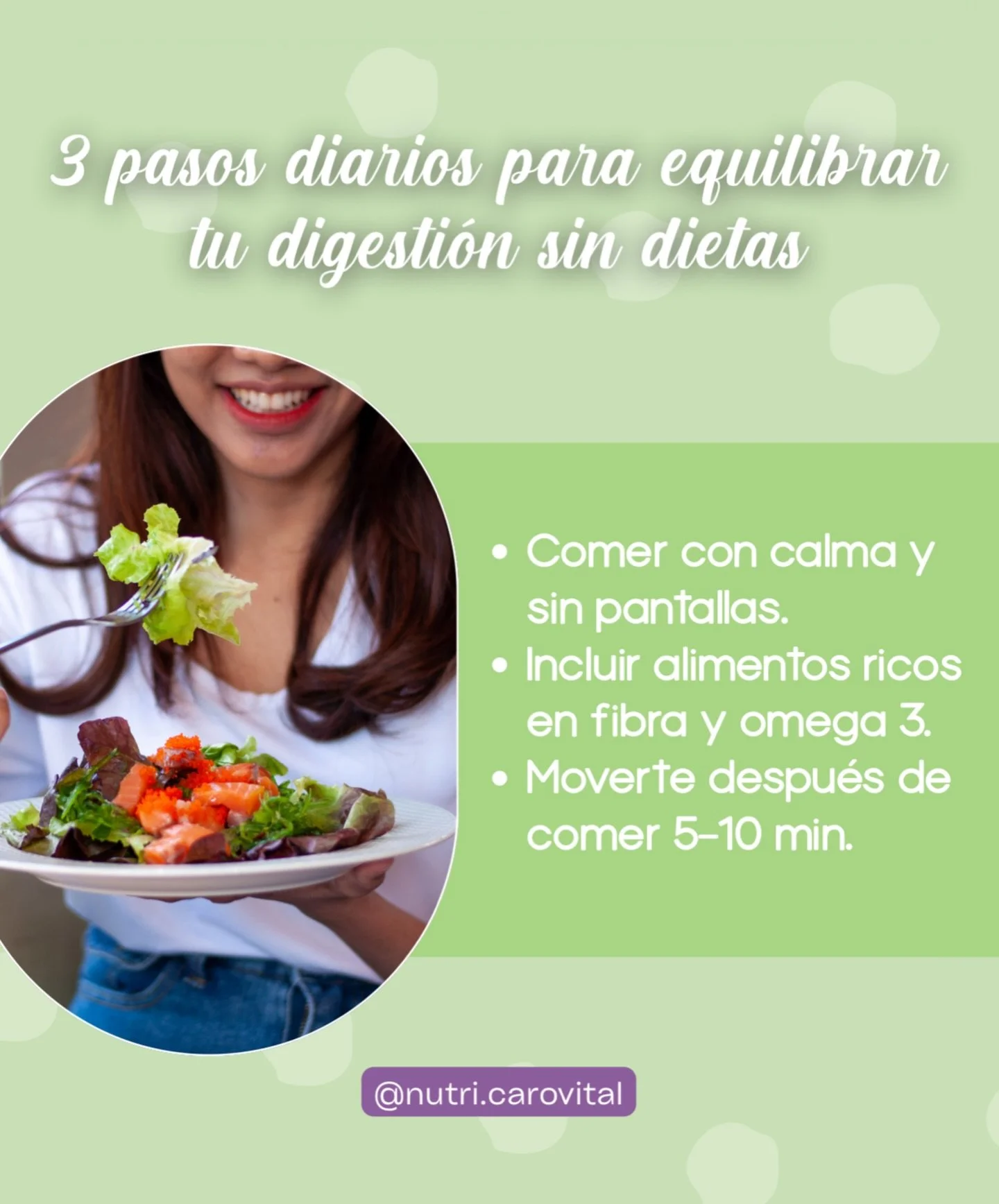 3 pasos para equilibrar tu digesti&oacute;n sin hacer dietas

1. Escucha tus se&ntilde;ales internas
Aprende a identificar cu&aacute;ndo realmente tienes hambre y cu&aacute;ndo tu cuerpo solo pide descanso, agua o un momento de calma. Respetar tus se