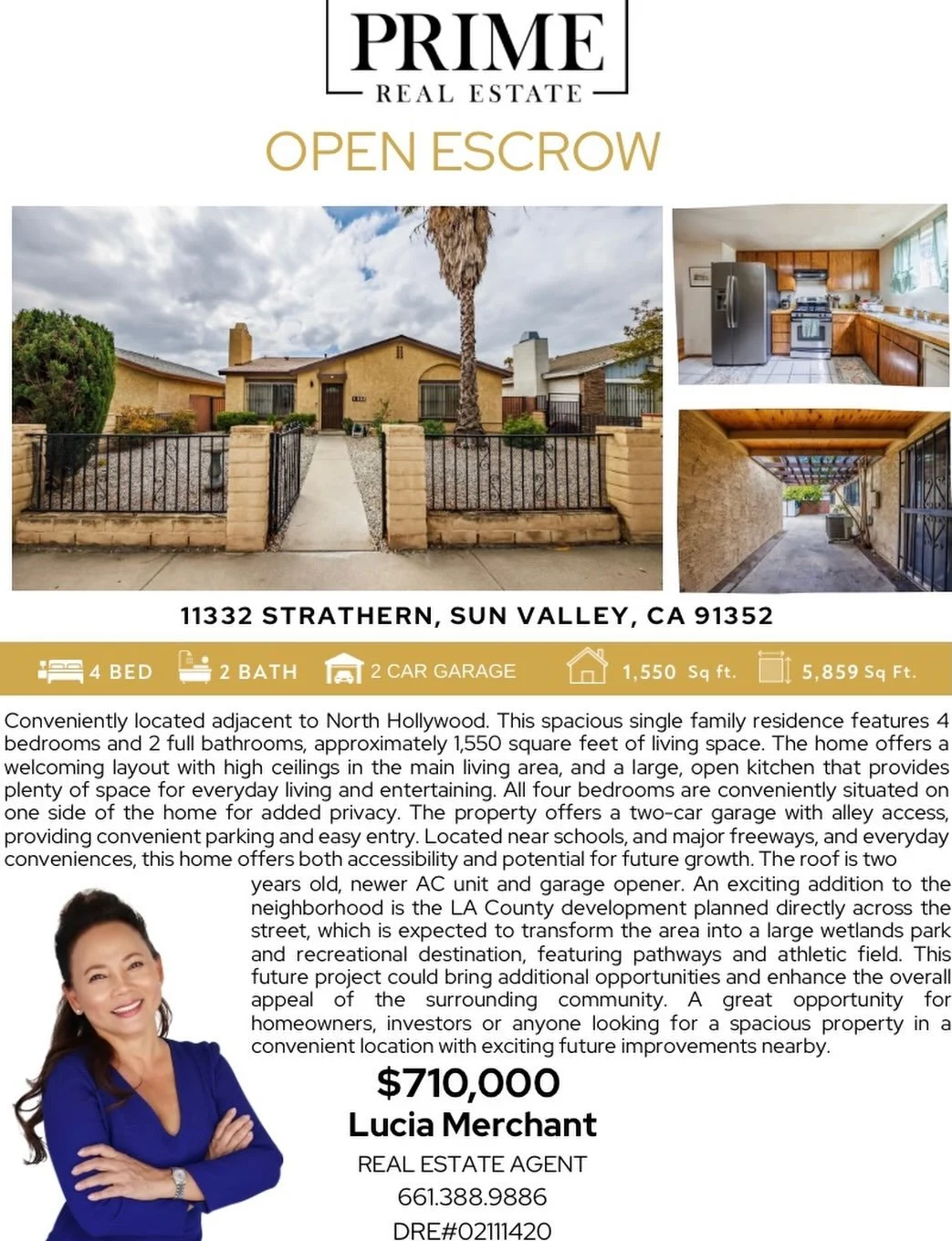 Yay! We officially opened escrow with multiple offers and an accepted offer above asking price! I&rsquo;m so excited for my sellers as they begin this new chapter. This home holds so many precious memories, as it was their childhood home where they g