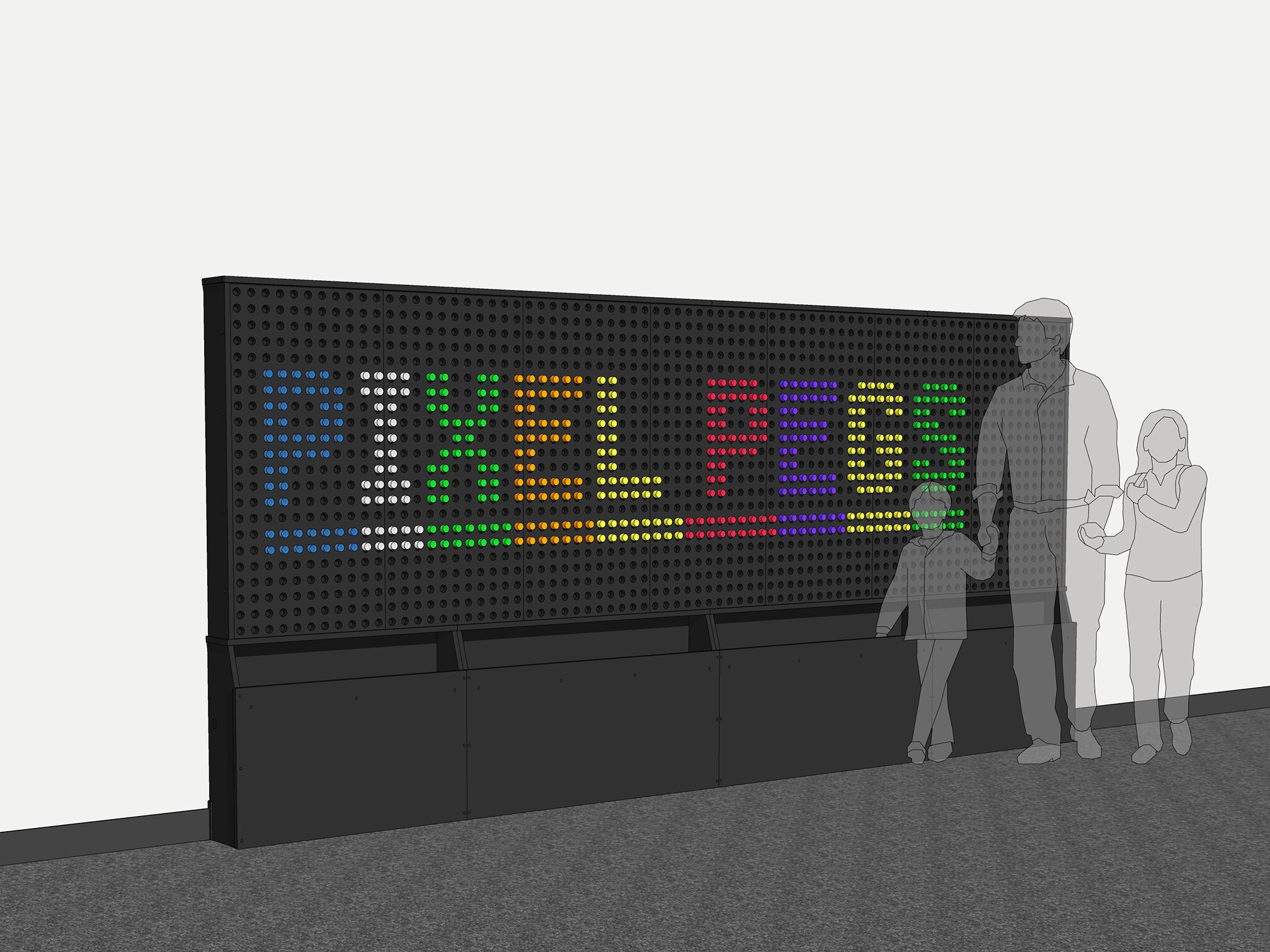 Pixel Pegs® 44x154