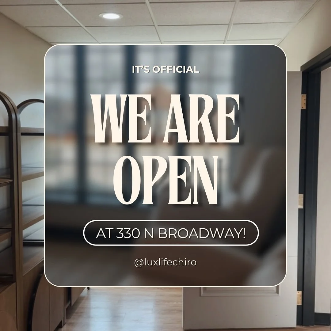 IT'S ACTUALLY HAPPENING!!!!!! 🙌🏻

Beginning tomorrow, 11/16, all appointments at Lux Life will take place at our new space, 330 N Broadway St, just right up the street from our original office! 

We have worked so hard to get this space ready and w