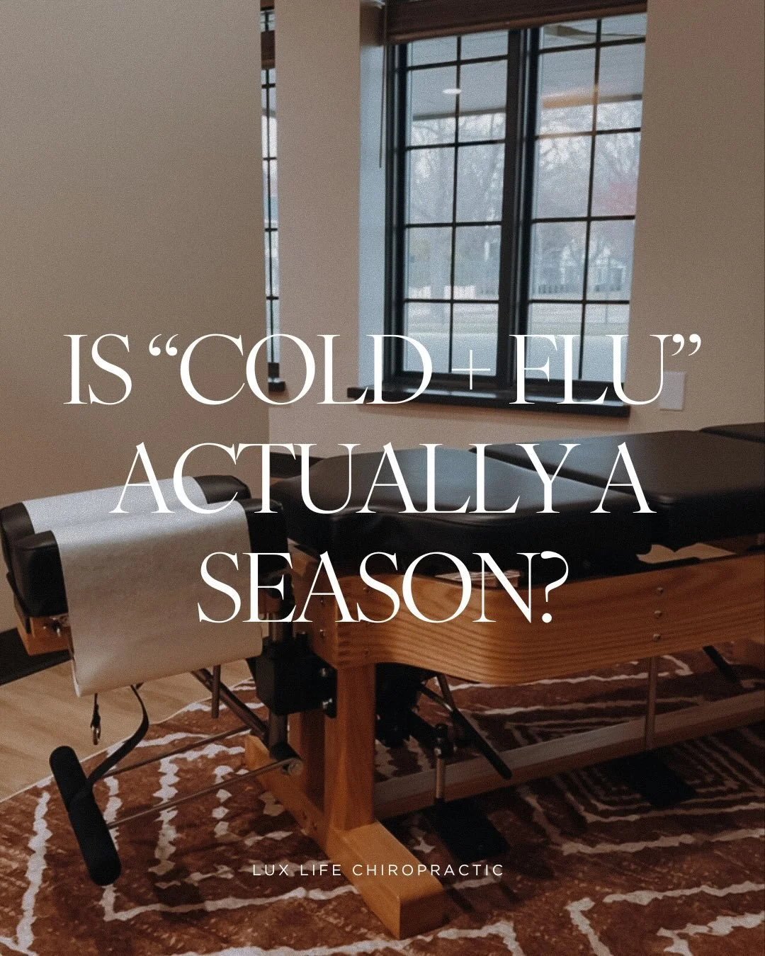 It&rsquo;s not just &lsquo;sick season&rsquo; &mdash; read about the wintertime things that can make you more susceptible to illnesses! 

And tips to keep you adapting well this winter!