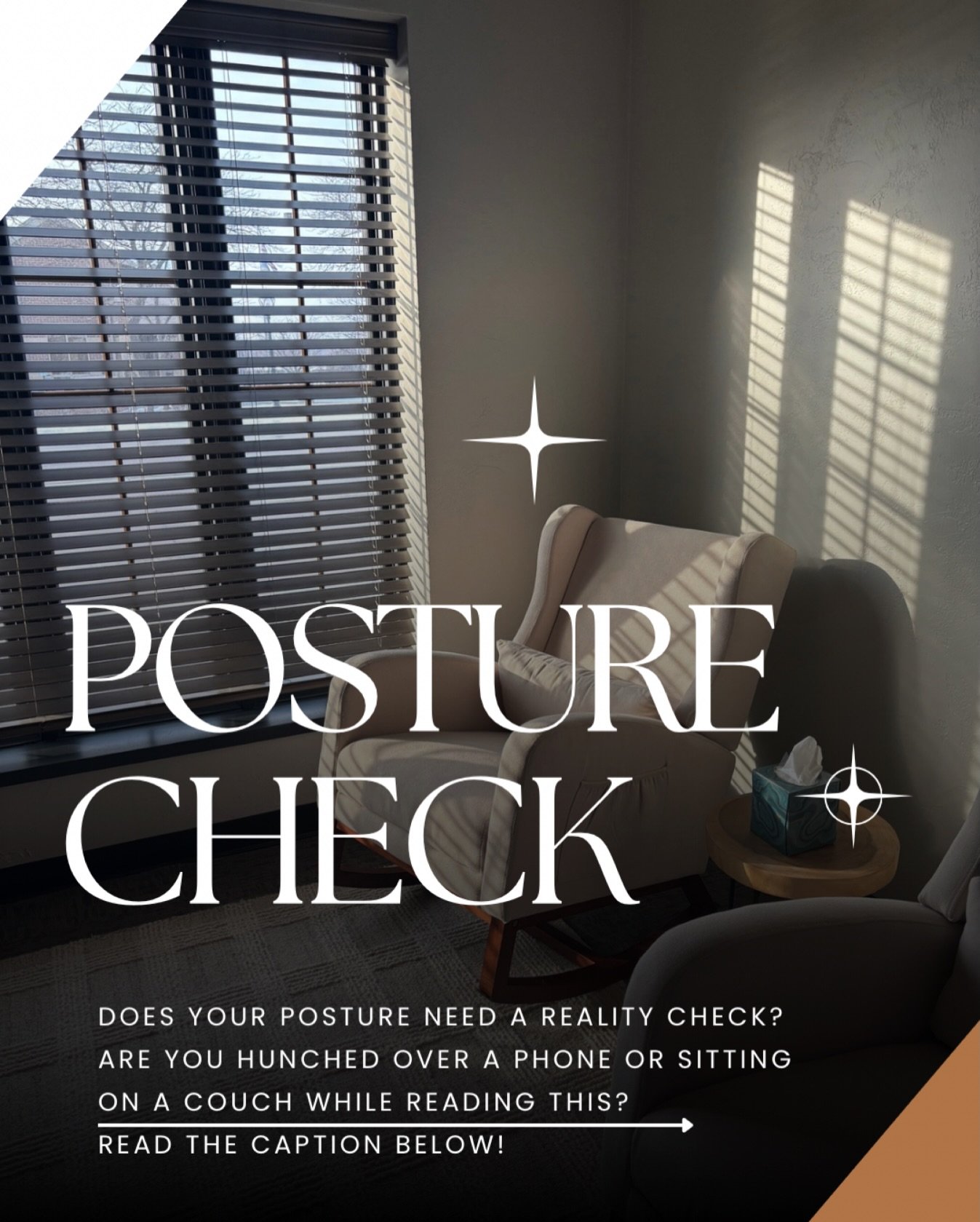 📣 Posture check! 📣
 If your posture slowly turns into a little shrimp while you scroll, you&rsquo;re not alone&hellip; but your spine is definitely judging you. 👀🍤👀

Posture matters more than we think! The way you sit, stand, and move all day ca