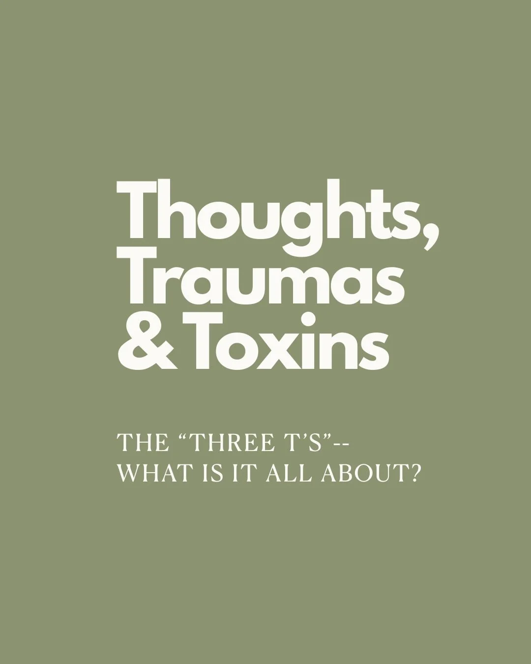 Toxins. Traumas. Thoughts. 🧠✨
These three stressors can overwhelm a child&rsquo;s nervous system and lead to dysregulation. In chiropractic, we look at how each one impacts the body&rsquo;s ability to adapt and thrive.
Swipe to learn more ➡️