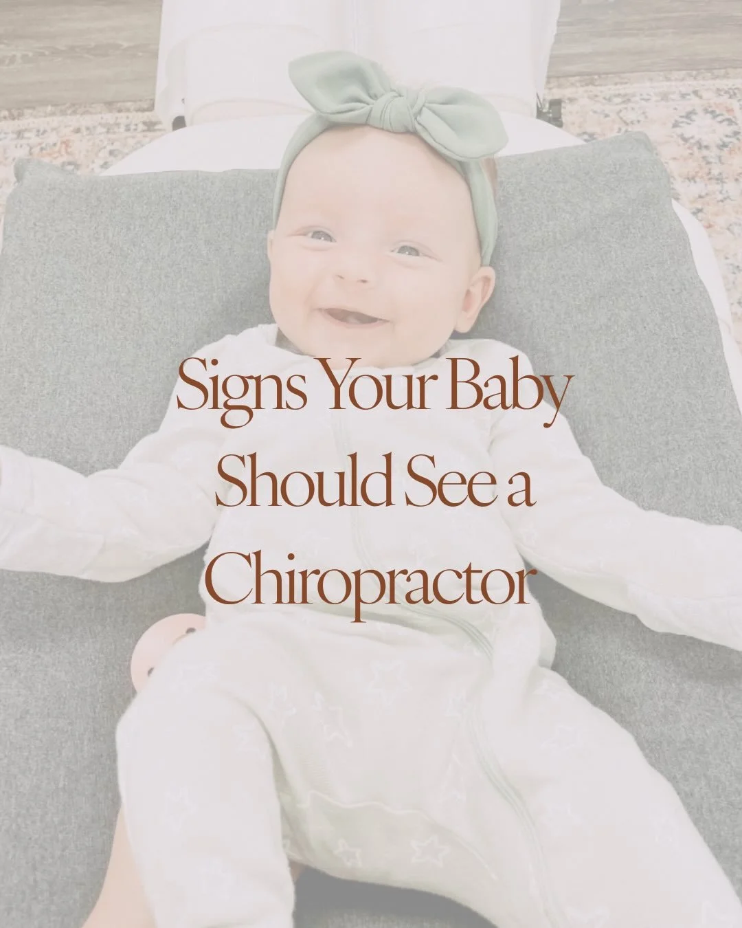 6 reasons to consider a chiropractic check for your baby 👶✨

1. Stressful birth happens
  Long labor, C-sections, or assisted delivery can put stress on your baby&rsquo;s tiny body and nervous system.

2. Pregnancy positioning matters
  Being crampe