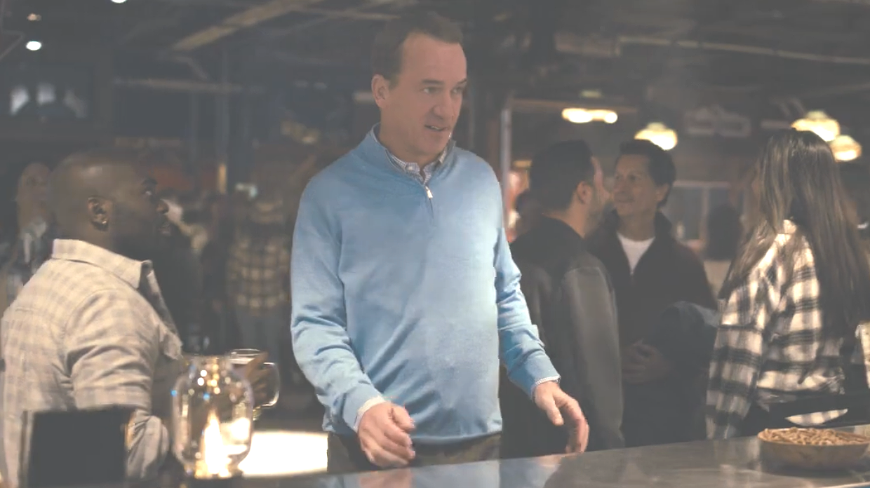   Hanging with Peyton for Bud Light  