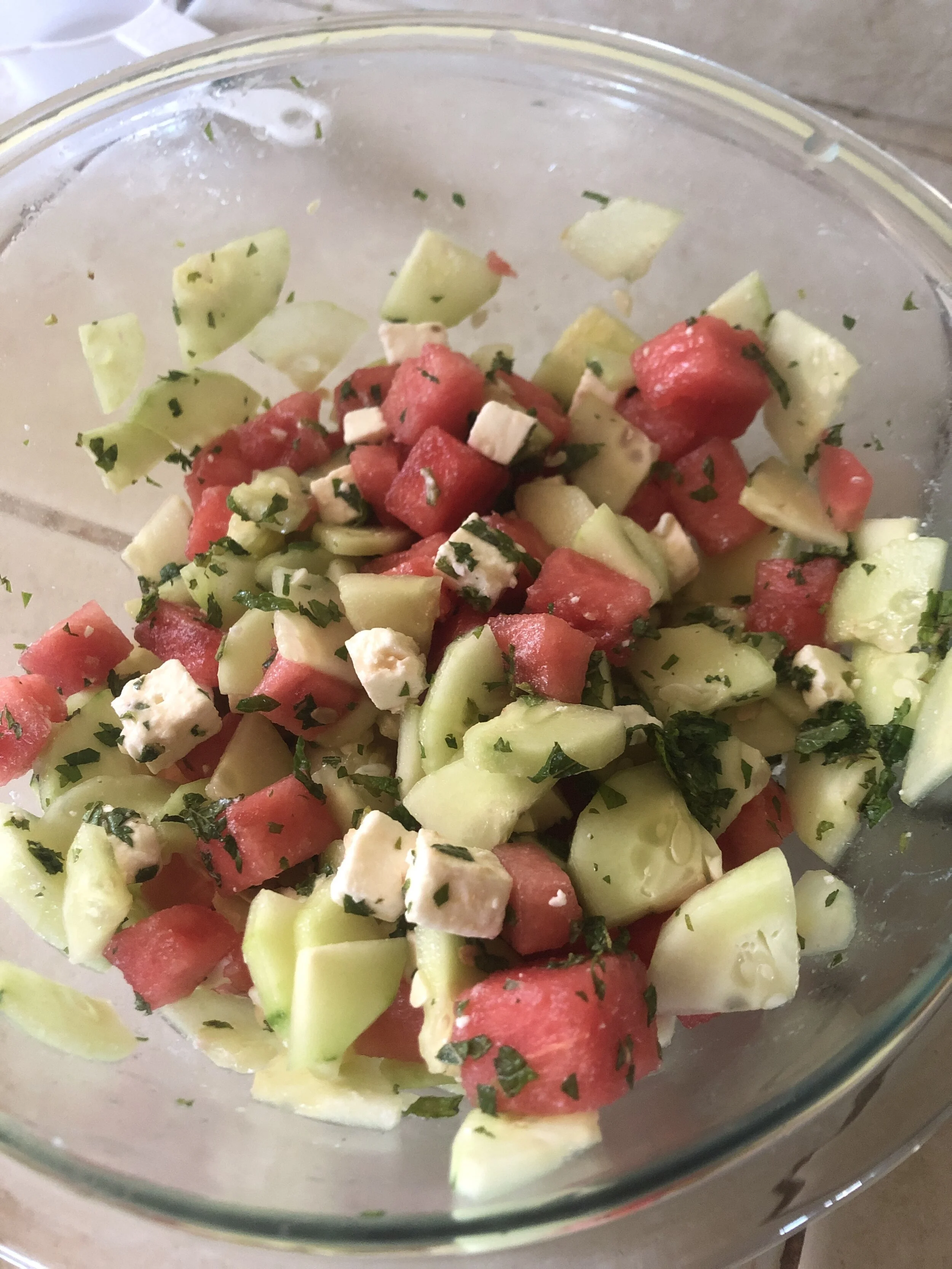 Watermelon Feta Salad 