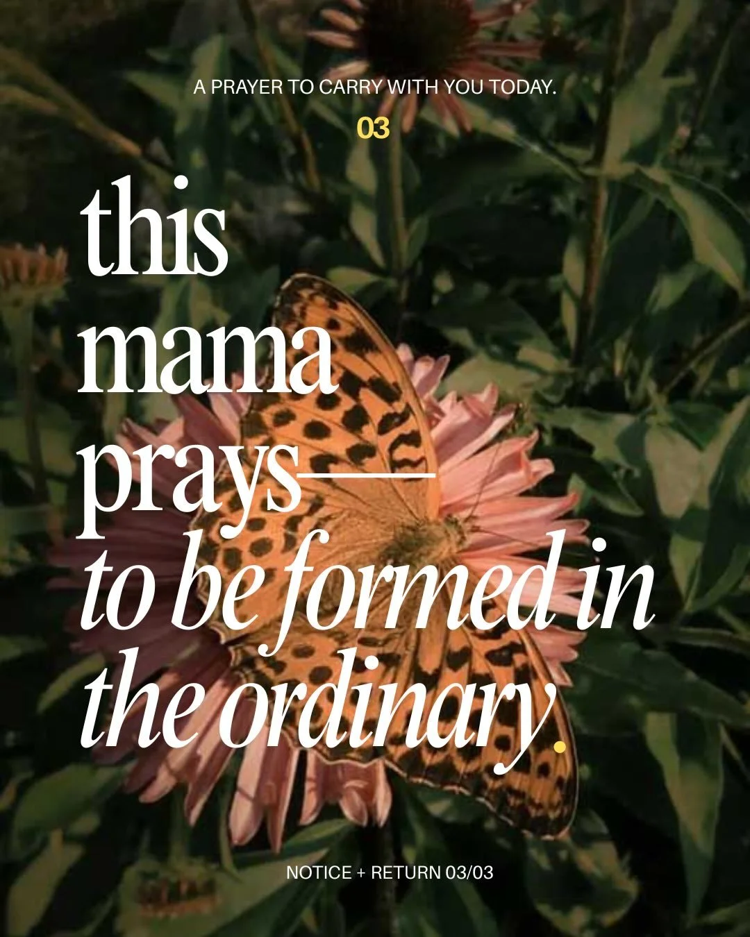 So much of what shapes us happens in the ordinary.
Not just in what we do, but in who we are becoming&mdash;motherhood is discipling.

#thismamaprays