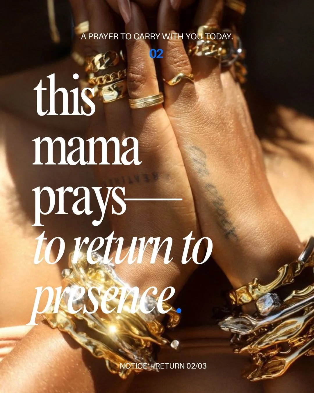 If you noticed yesterday, you may have also seen how easy it is to move away.

Today is not about staying perfectly present.
It&rsquo;s about returning.

One small moment at a time.

#thismamaprays