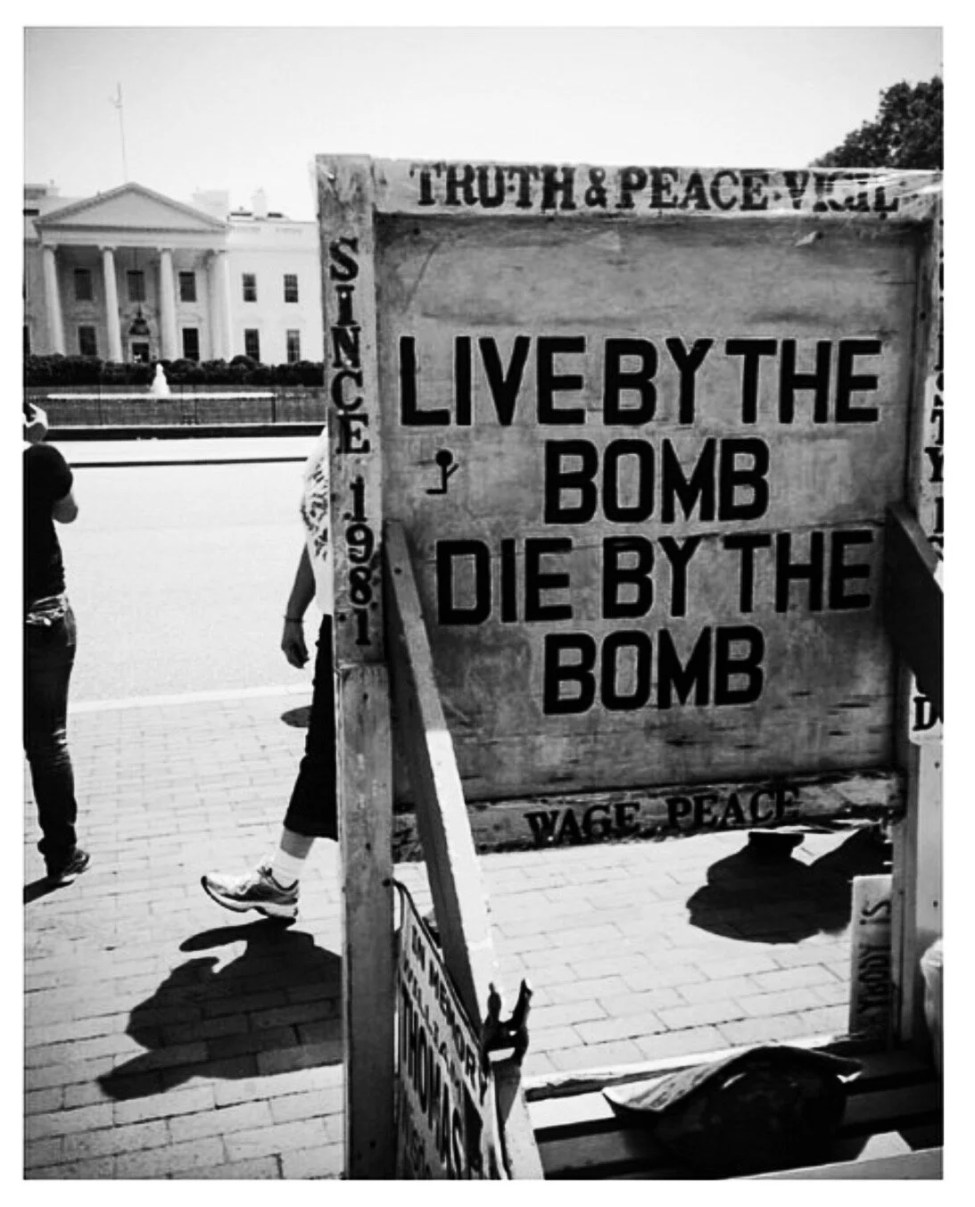  audio. 2016. washington, dc: creative audio project on the 24/7 peace vigil that has stood outside of the white house for 39 years and those who continue to run it.  
