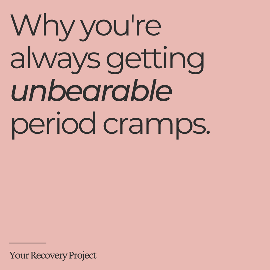 Unbearable Period Cramps JungWay Wellness